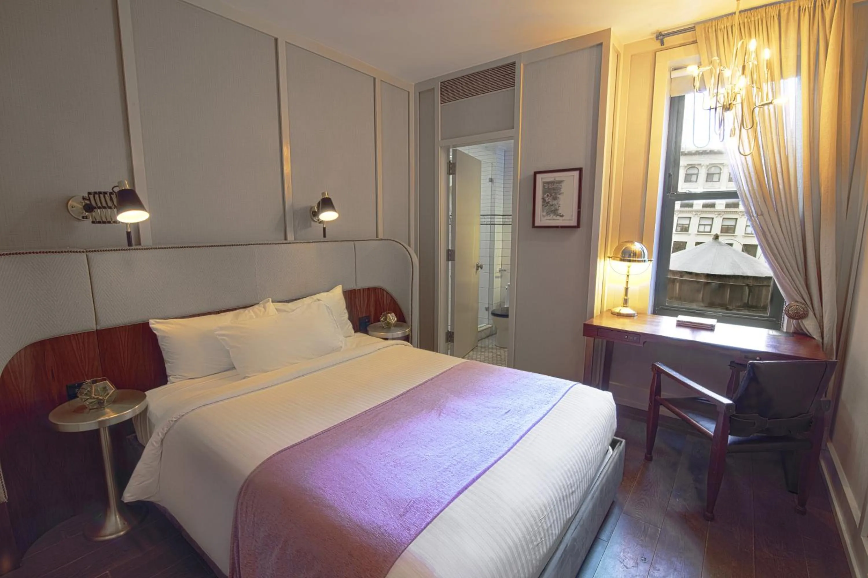 Bedroom, Bed in The Evelyn NoMad