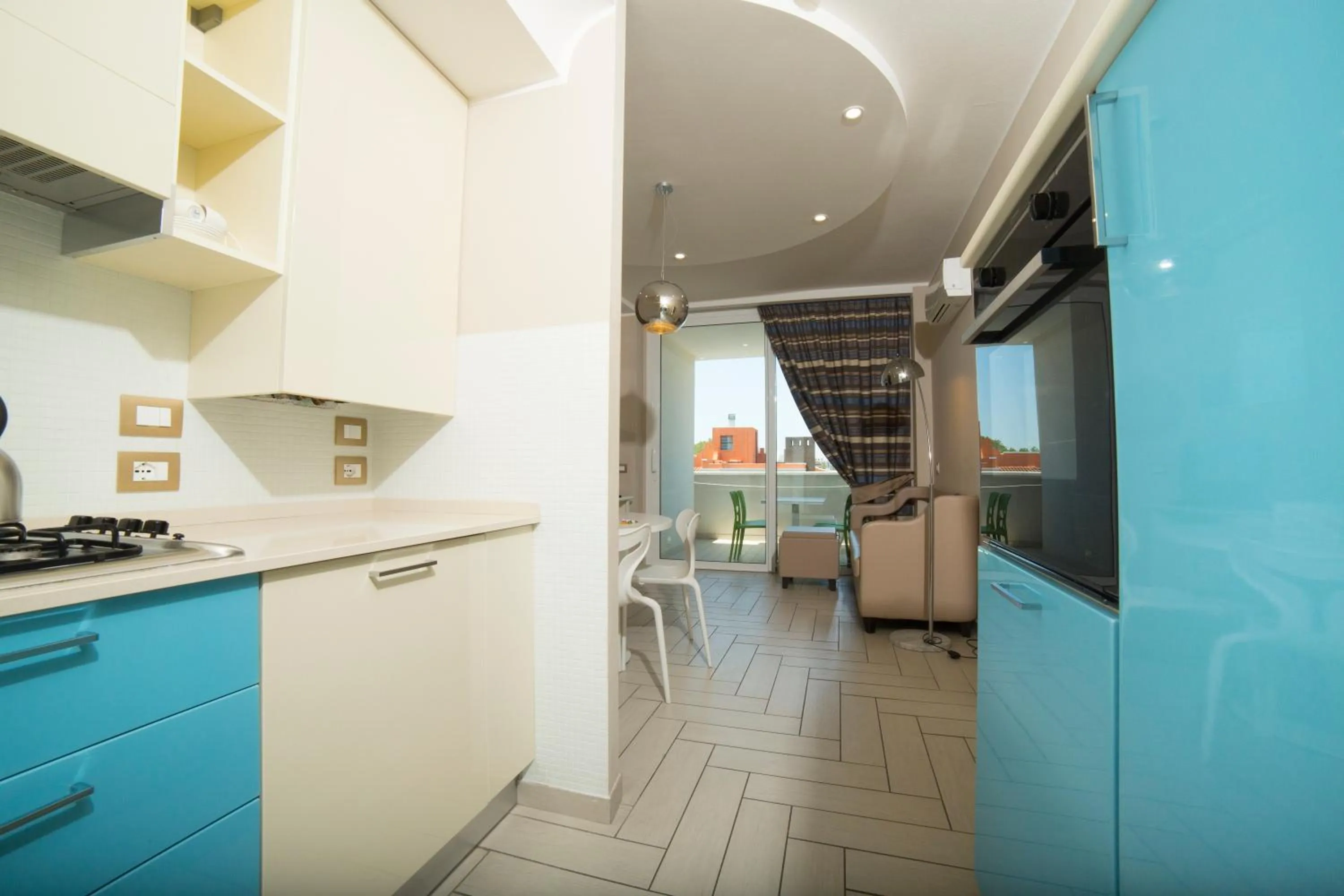 Kitchen or kitchenette in Nero D'Avorio Aparthotel & SPA