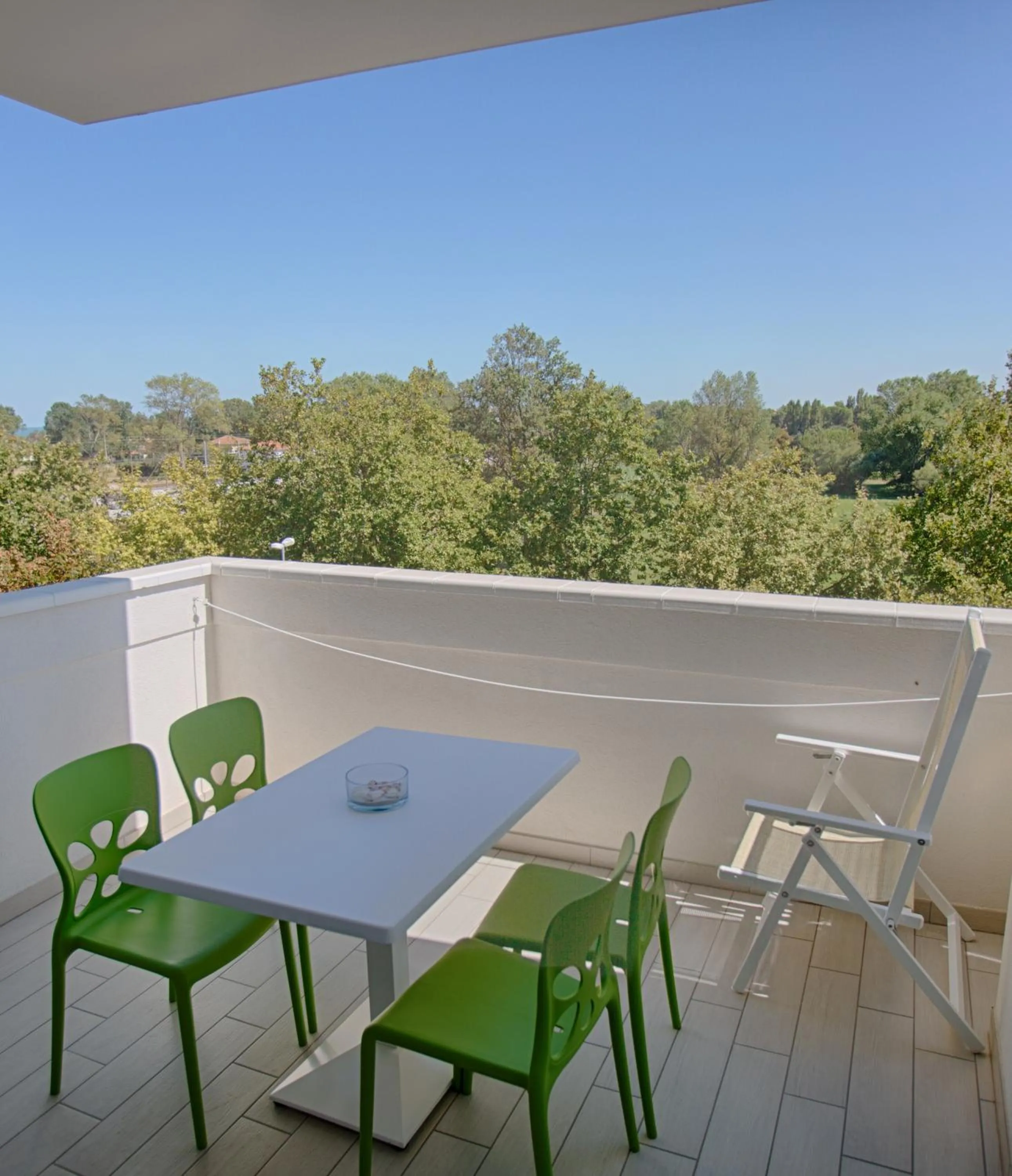 Balcony/Terrace in Nero D'Avorio Aparthotel & SPA