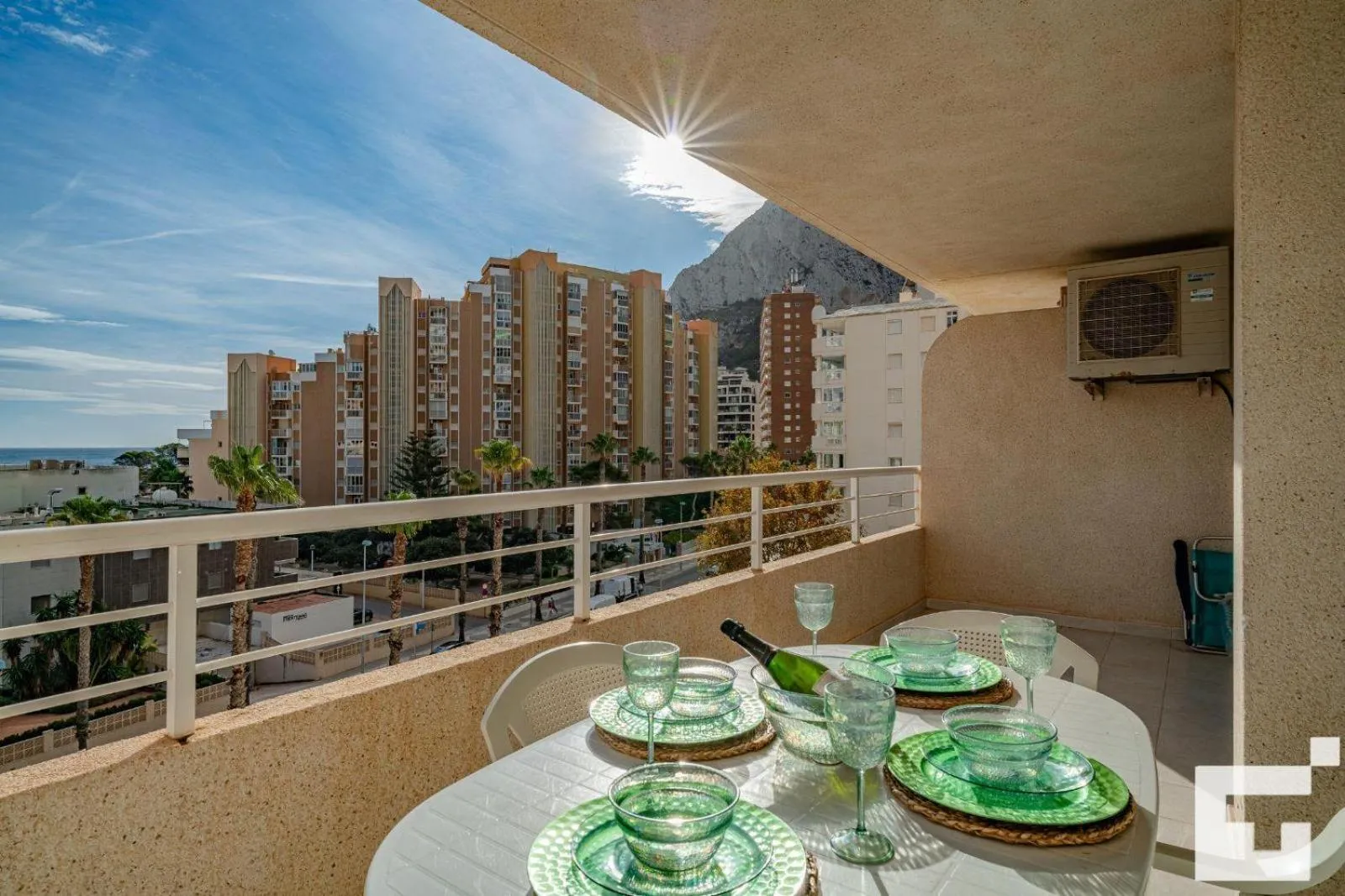 Balcony/Terrace in Apartamento Apolo XVI 1 19 - Grupo Turis