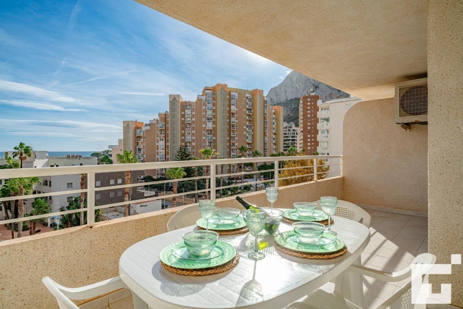 Balcony/Terrace in Apartamento Apolo XVI 1 19 - Grupo Turis