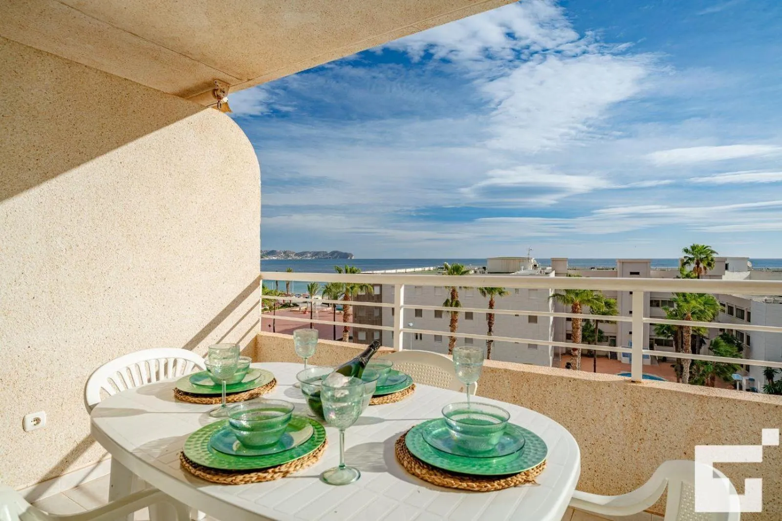 Balcony/Terrace in Apartamento Apolo XVI 1 19 - Grupo Turis