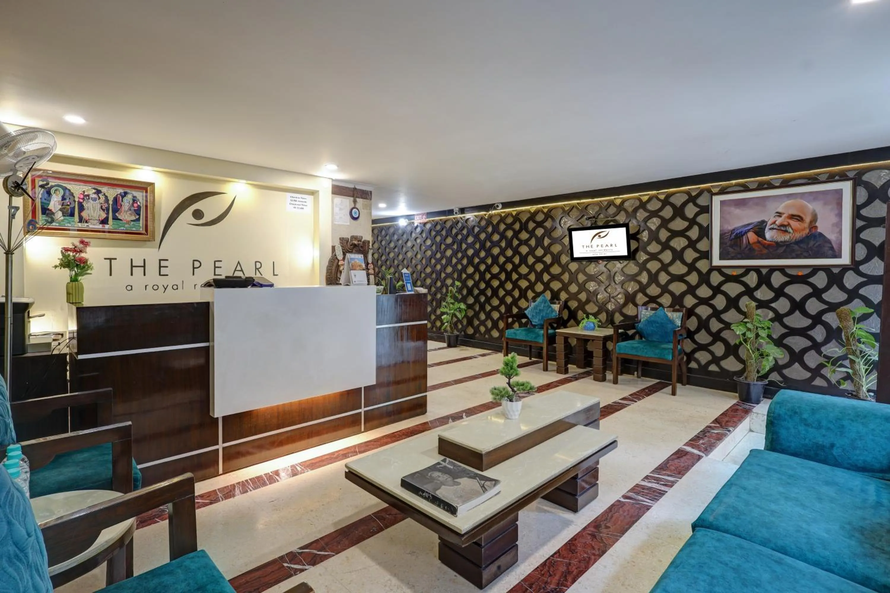 Lobby or reception in The Pearl- A Royal Residency