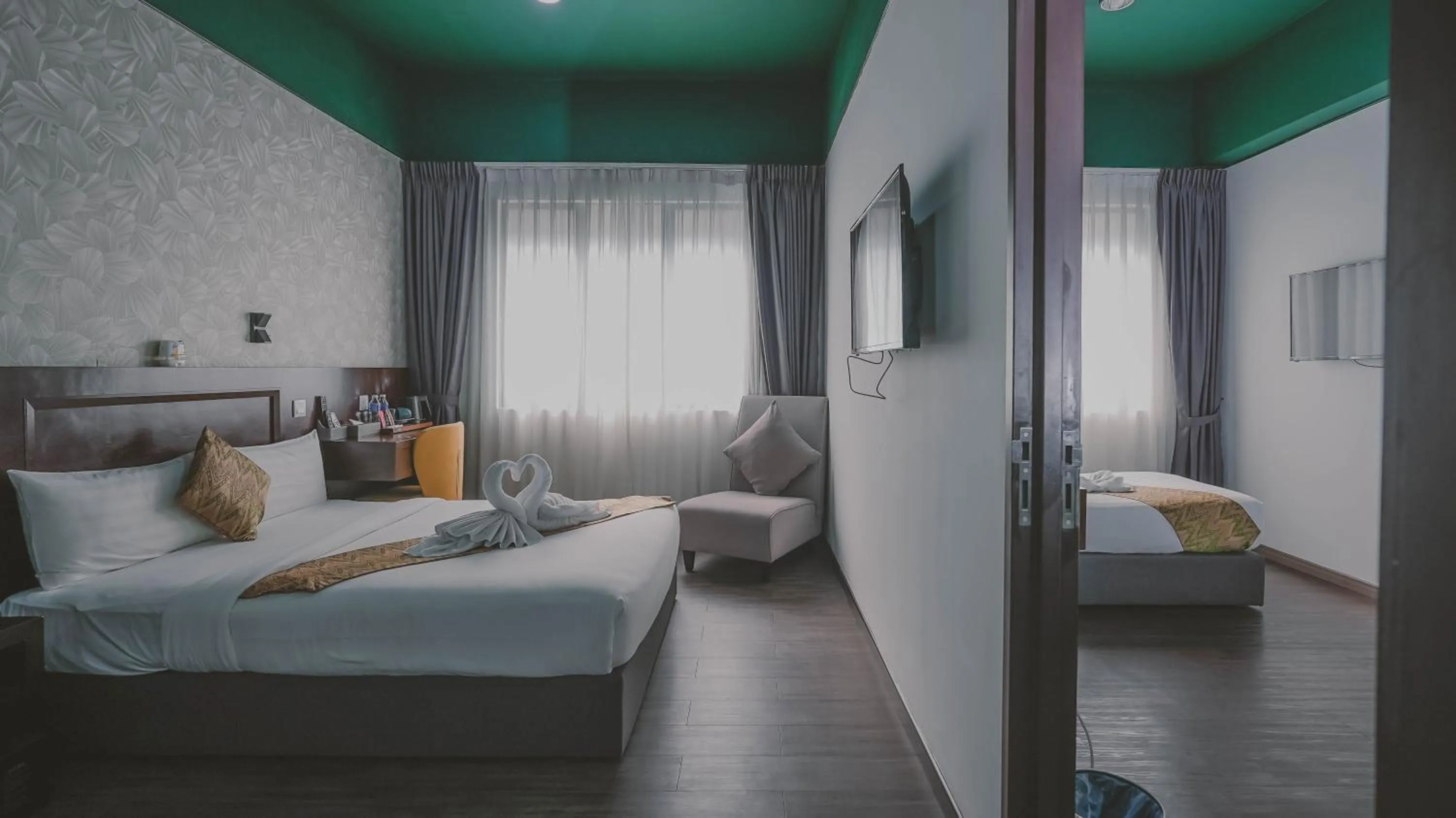 Bed in East Riverine Boutique Hotel