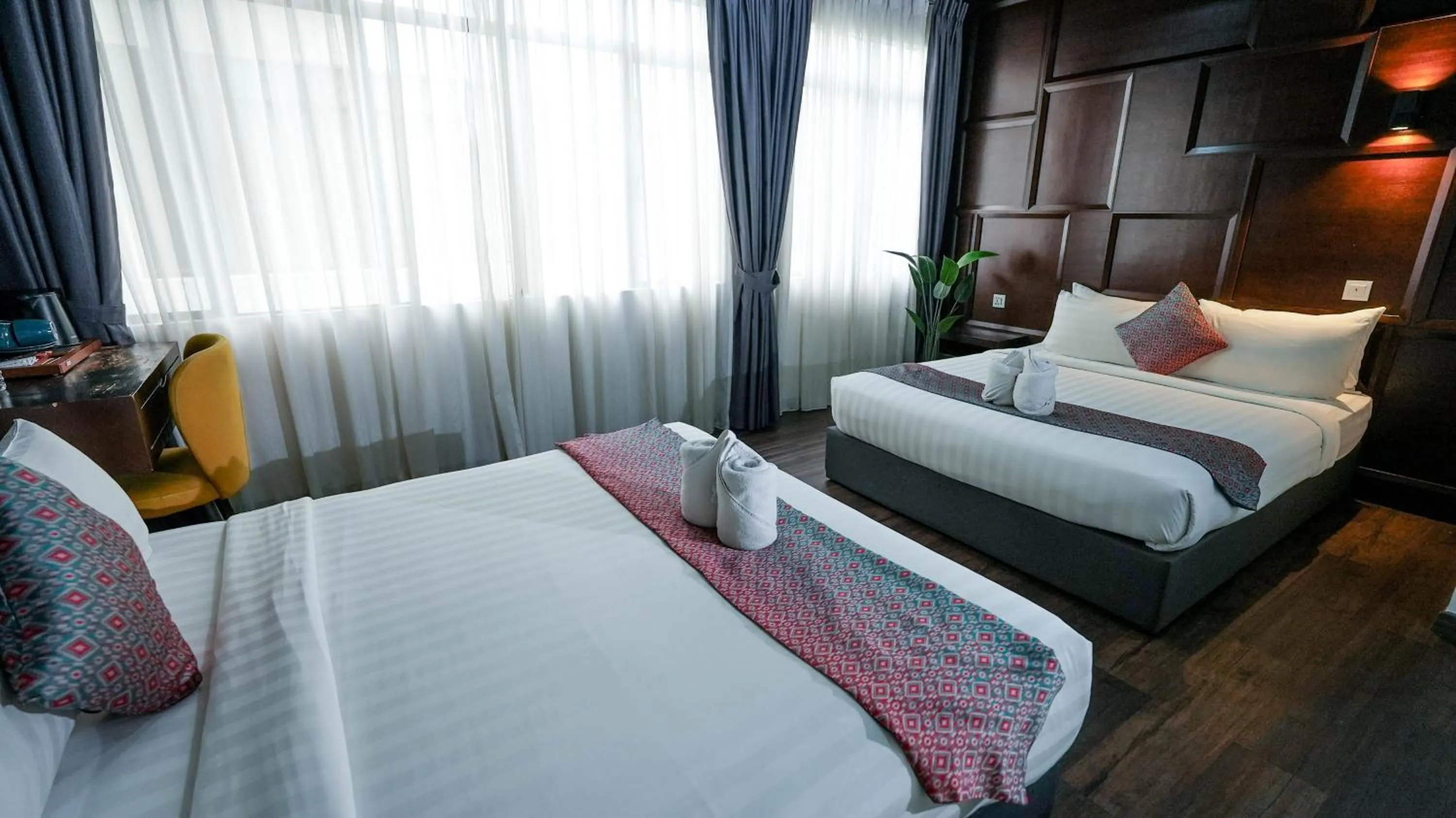 Bed in East Riverine Boutique Hotel