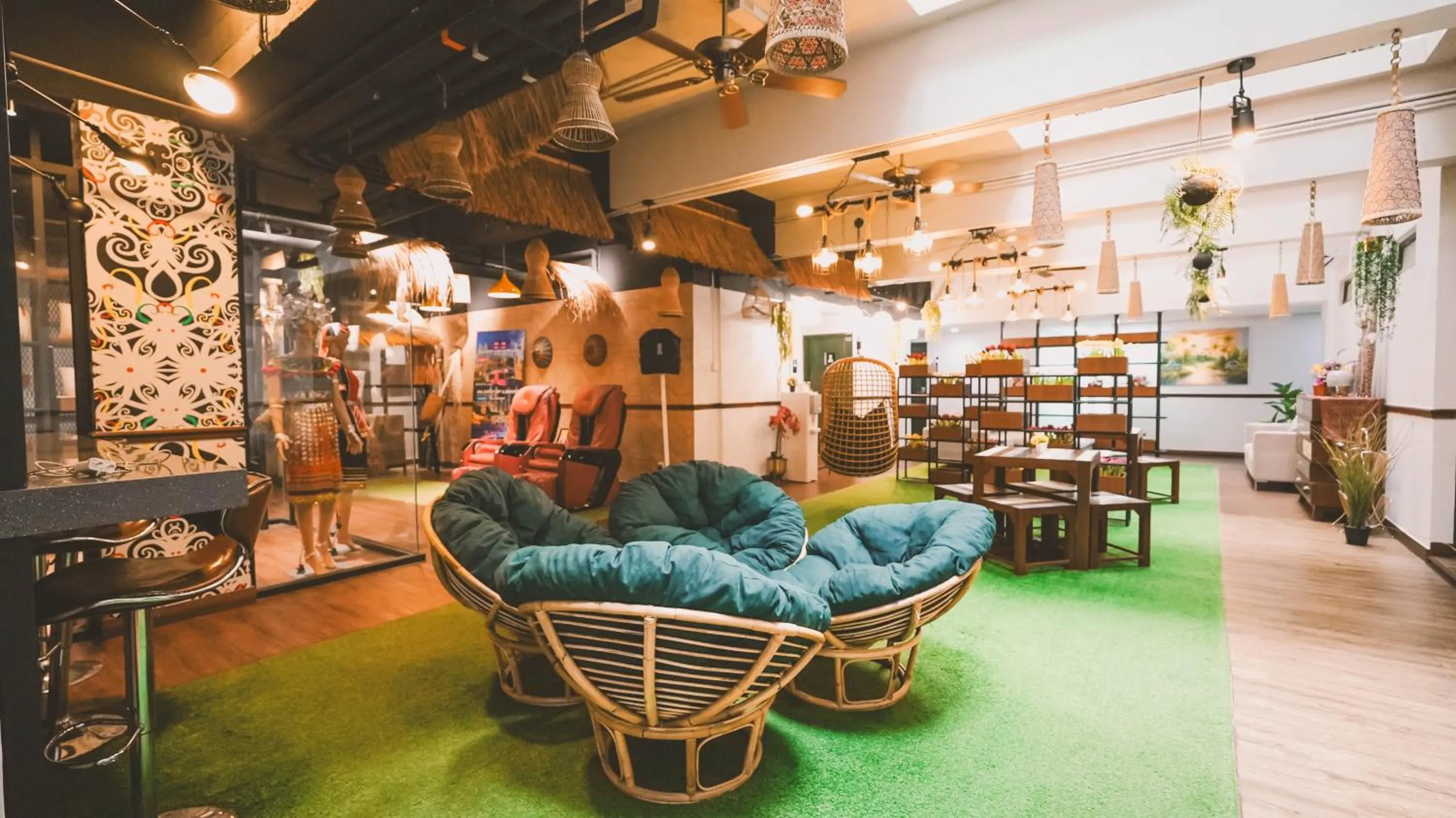 Decorative detail in East Riverine Boutique Hotel