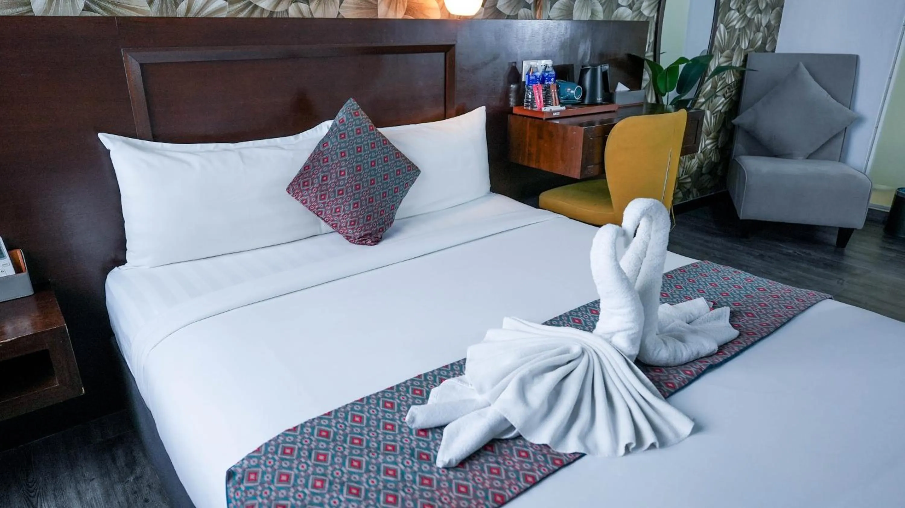 Bed in East Riverine Boutique Hotel