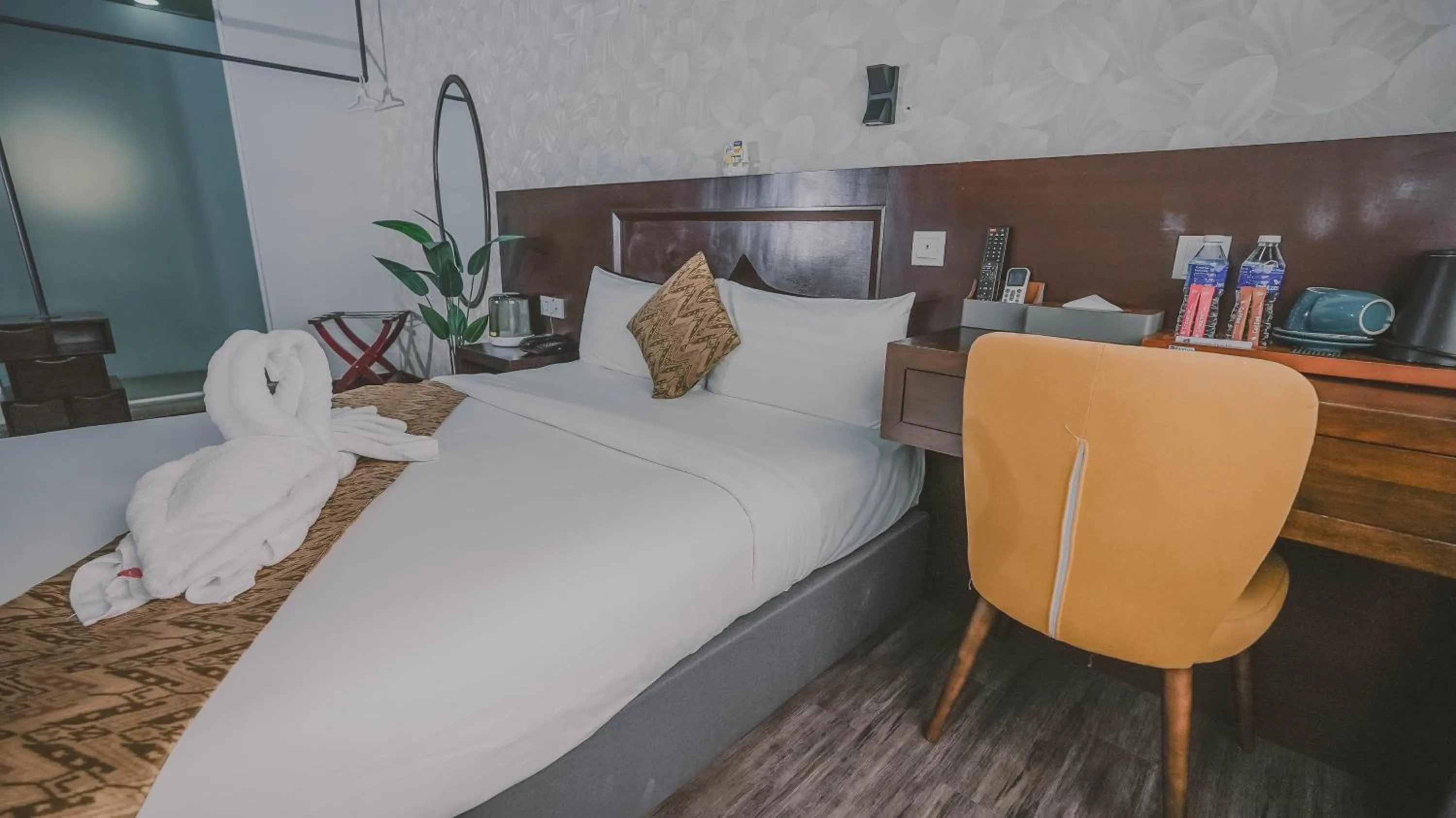 Bed in East Riverine Boutique Hotel