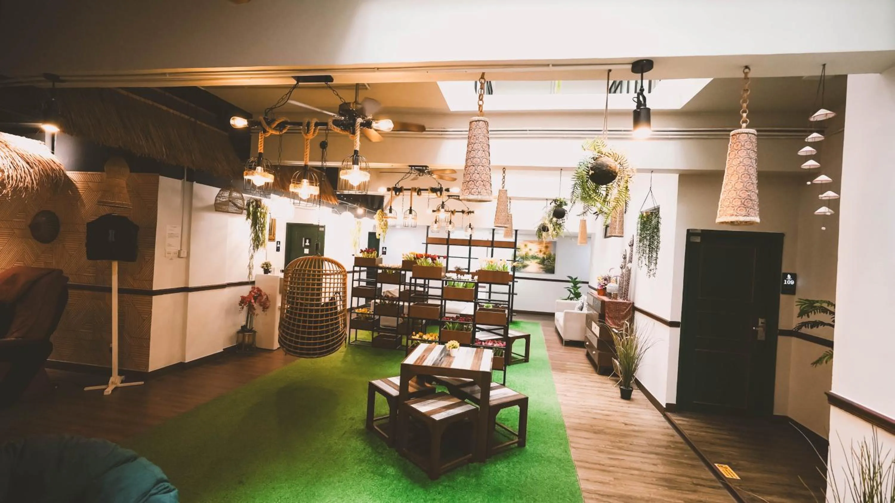 Seating area in East Riverine Boutique Hotel