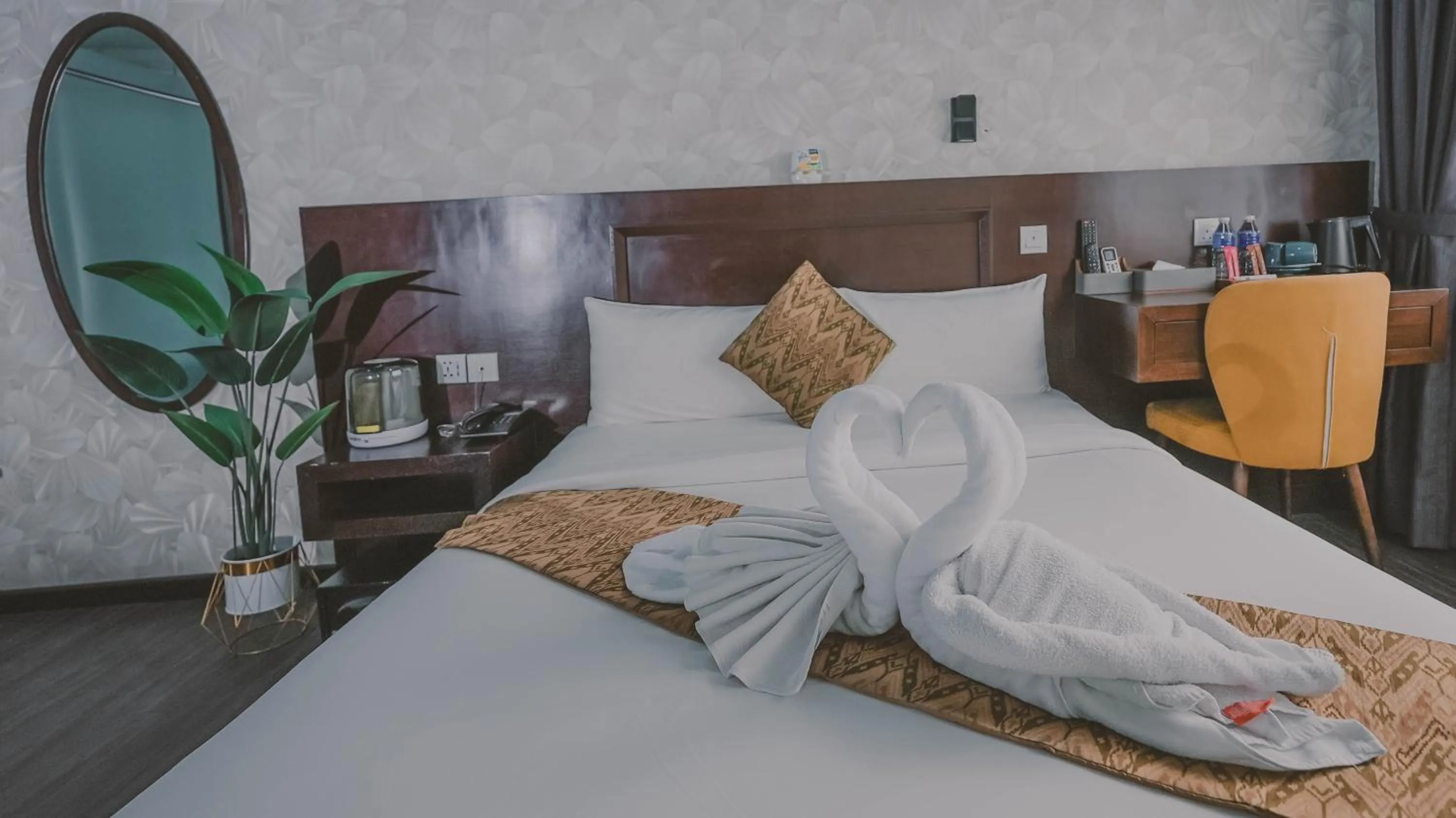 Bed in East Riverine Boutique Hotel