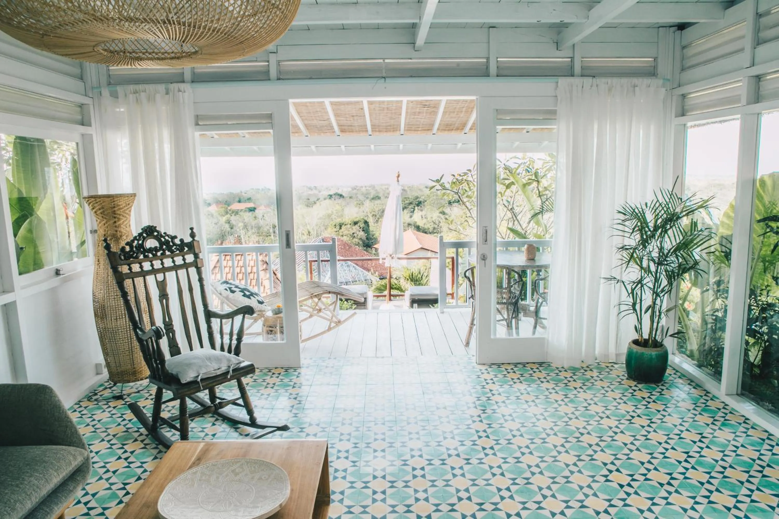 Living room in White Tortoise Eco Villa's