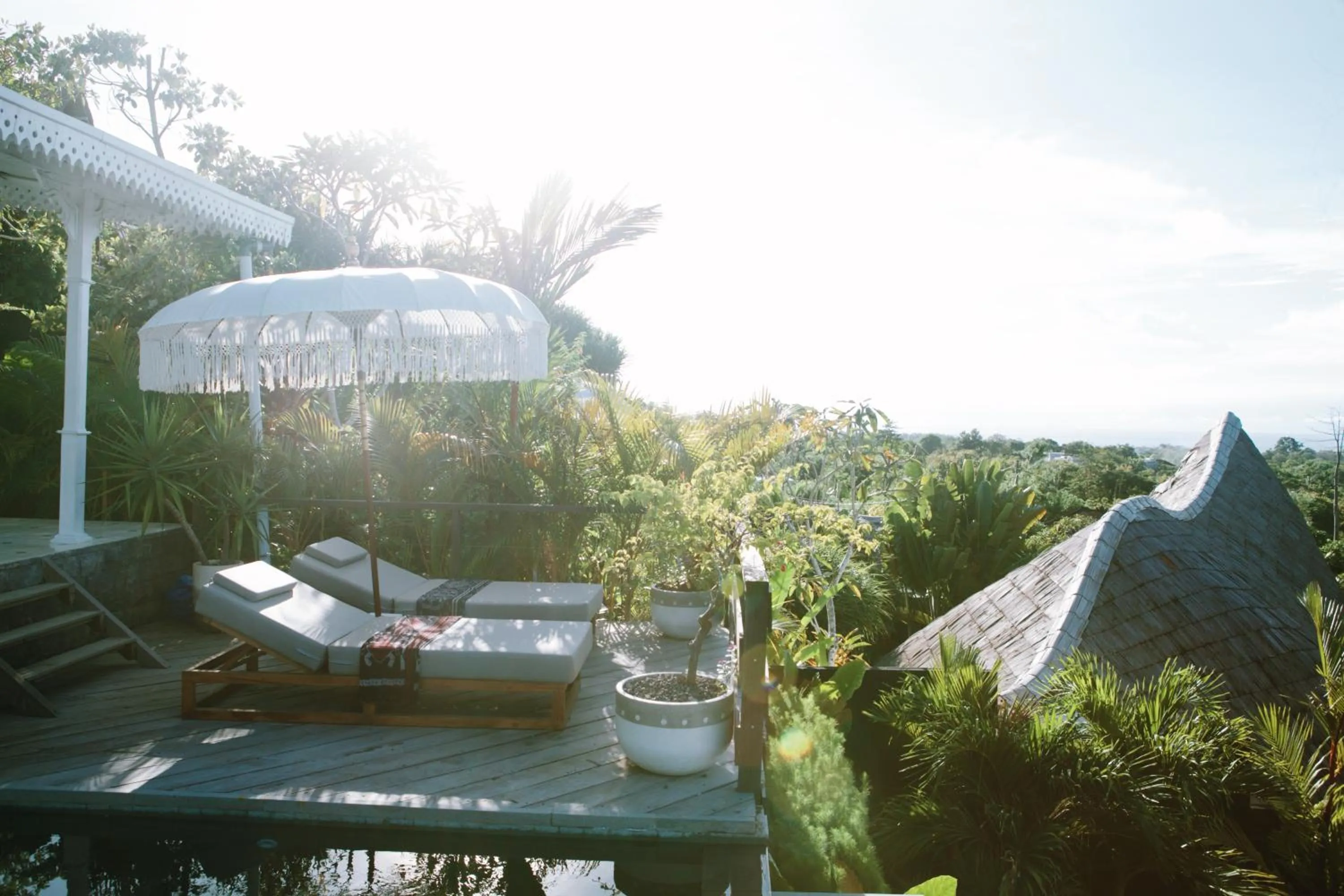 Natural landscape in White Tortoise Eco Villa's