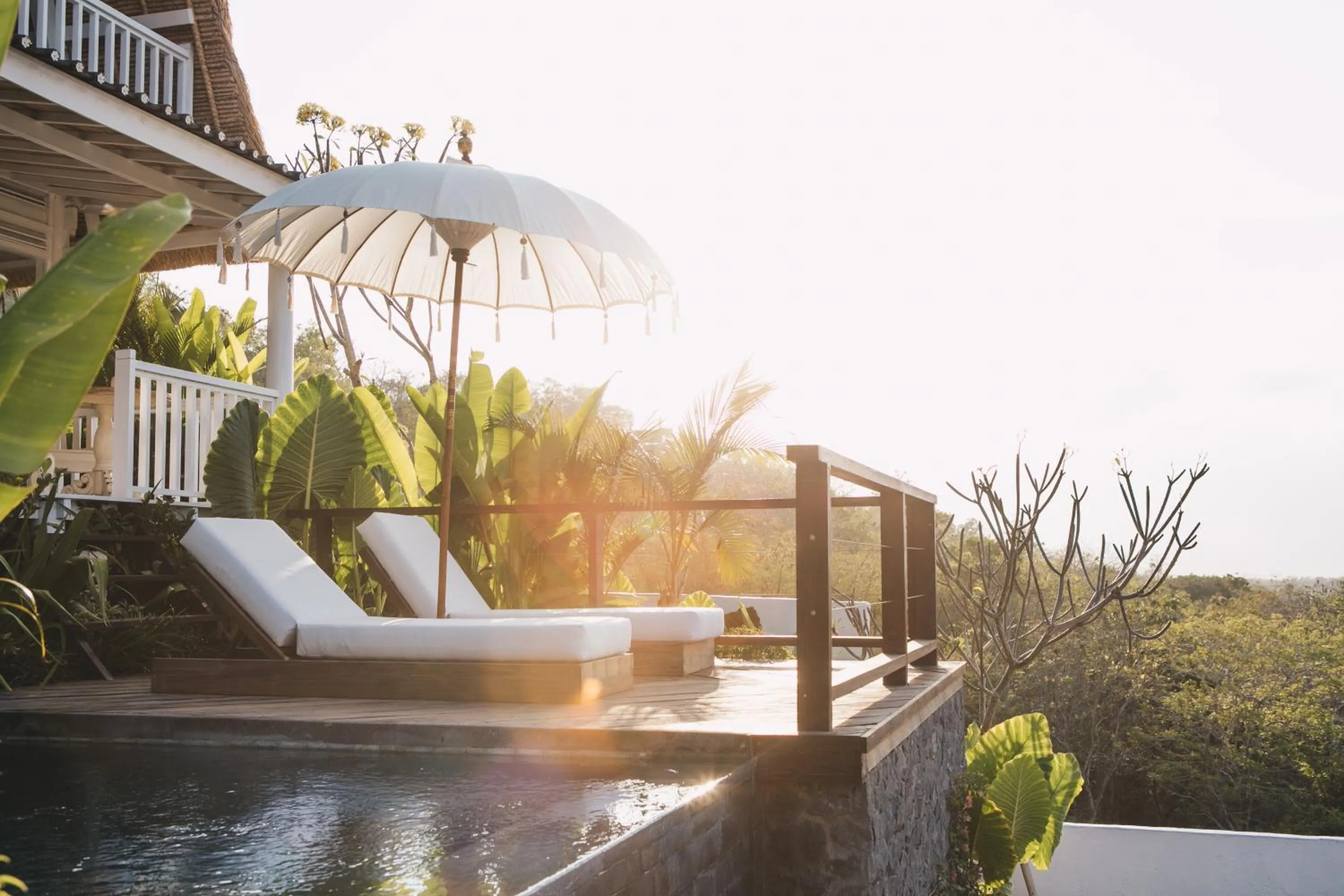 Swimming pool in White Tortoise Eco Villa's