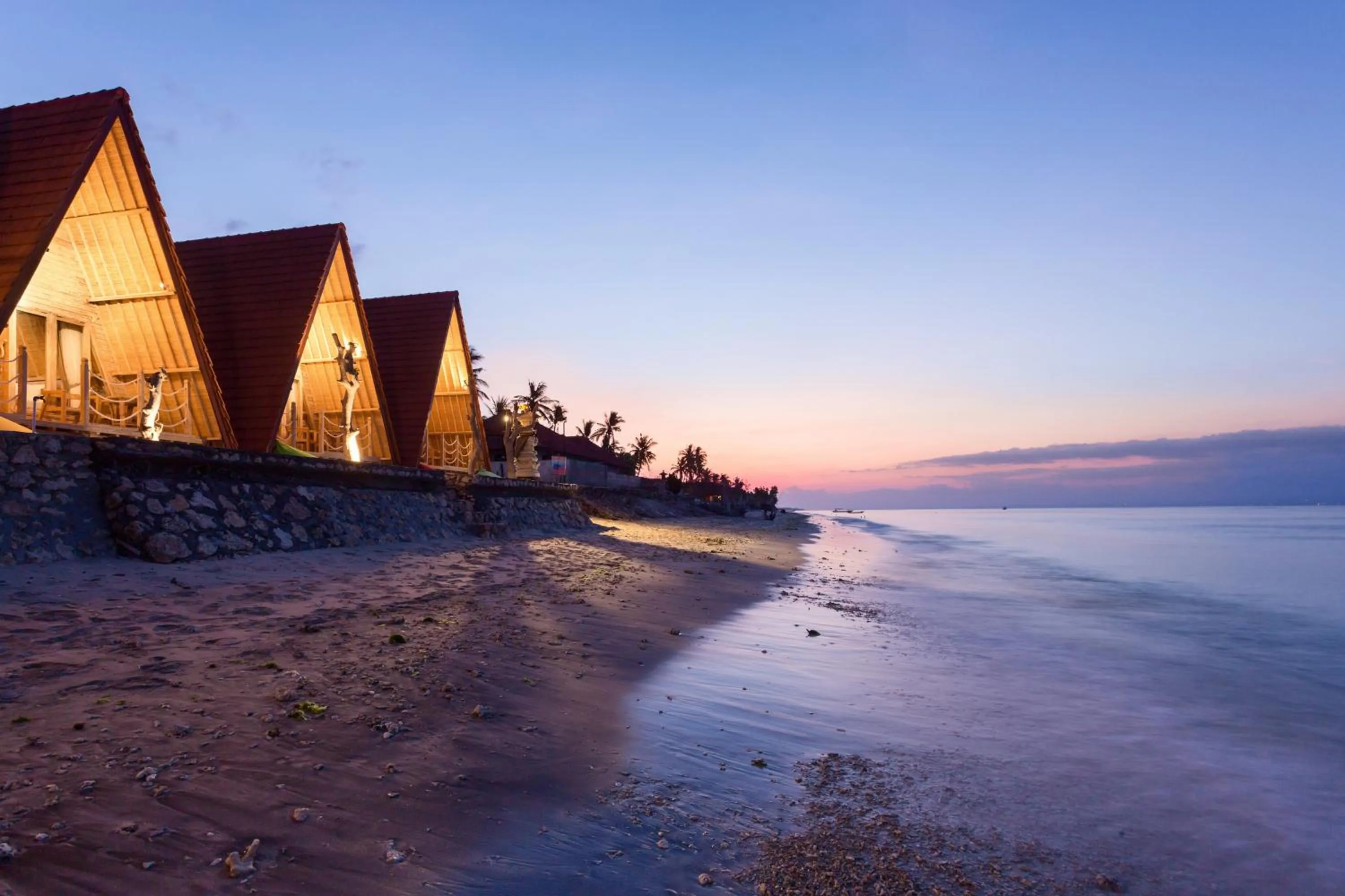 Natural landscape in The Dewi Sun Sun Nusa Penida