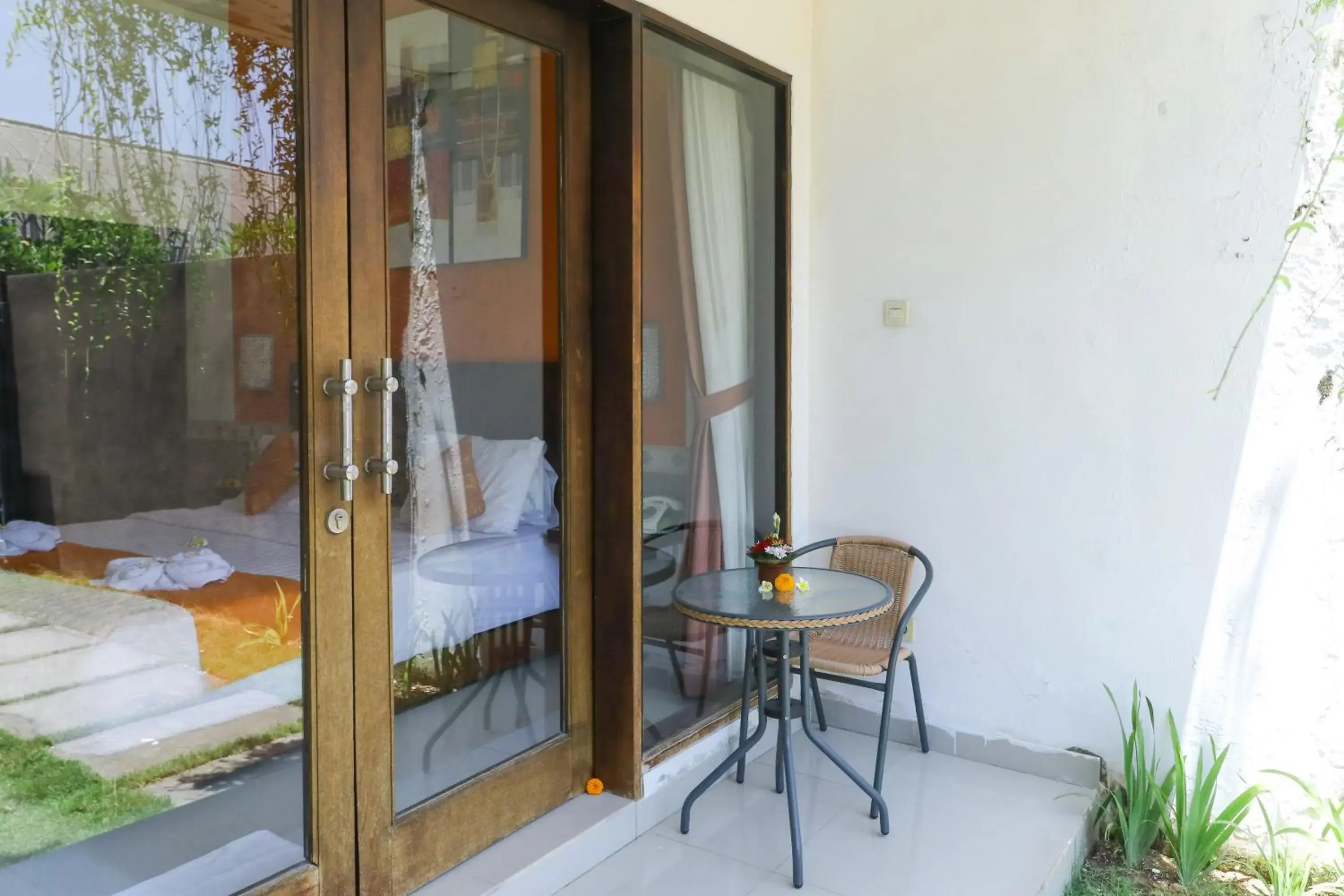 Balcony/Terrace, Bed in Ninja Suite Villa Balcony/Terrace, Bed in Ninja Suite Villa