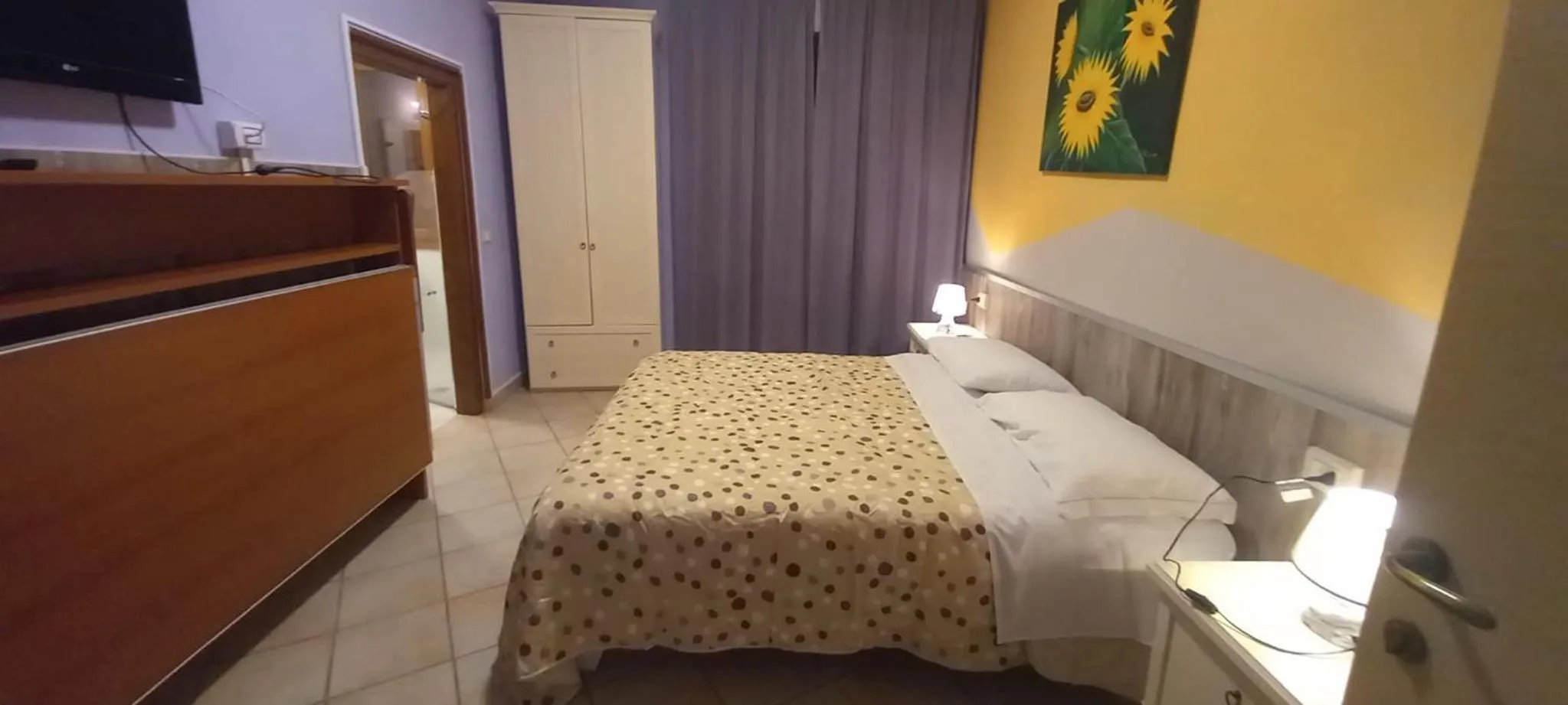 Bed in Hotel Le 3 Fonti