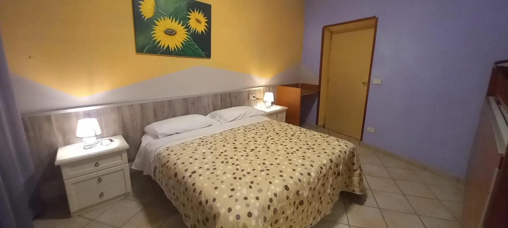 Bed in Hotel Le 3 Fonti