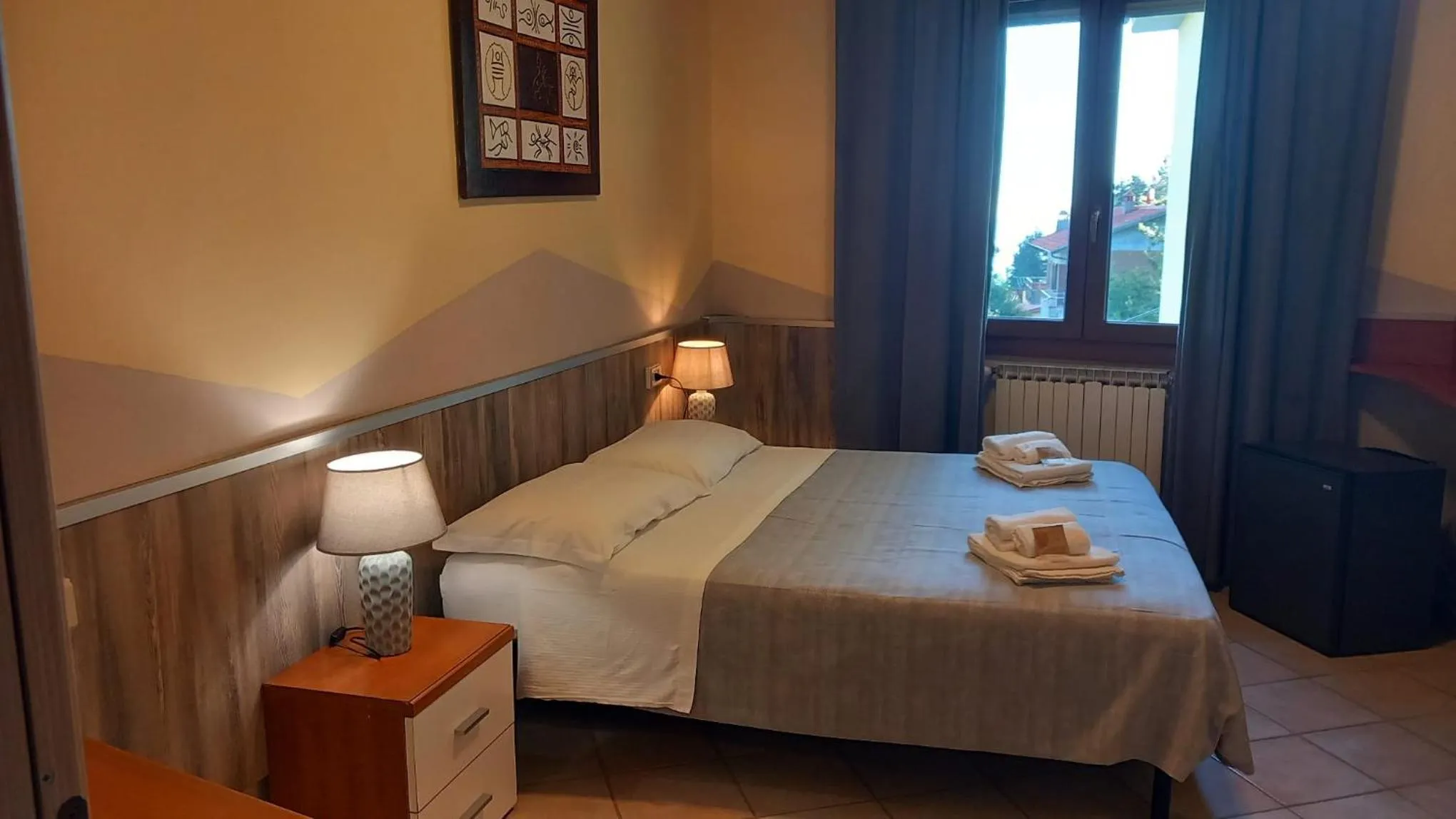 Bed in Hotel Le 3 Fonti