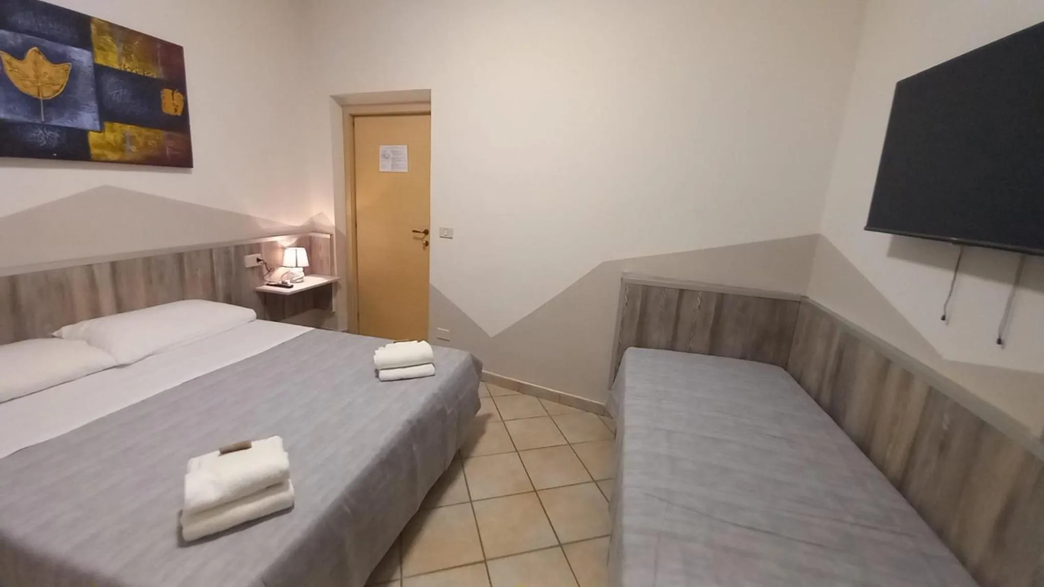 Bed in Hotel Le 3 Fonti