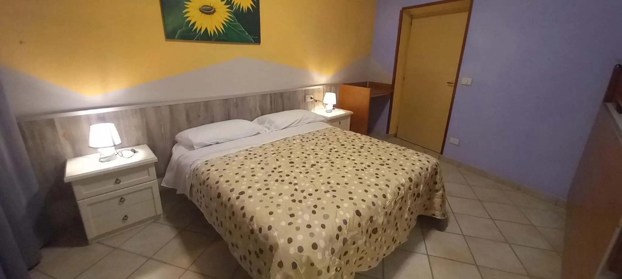 Bed in Hotel Le 3 Fonti