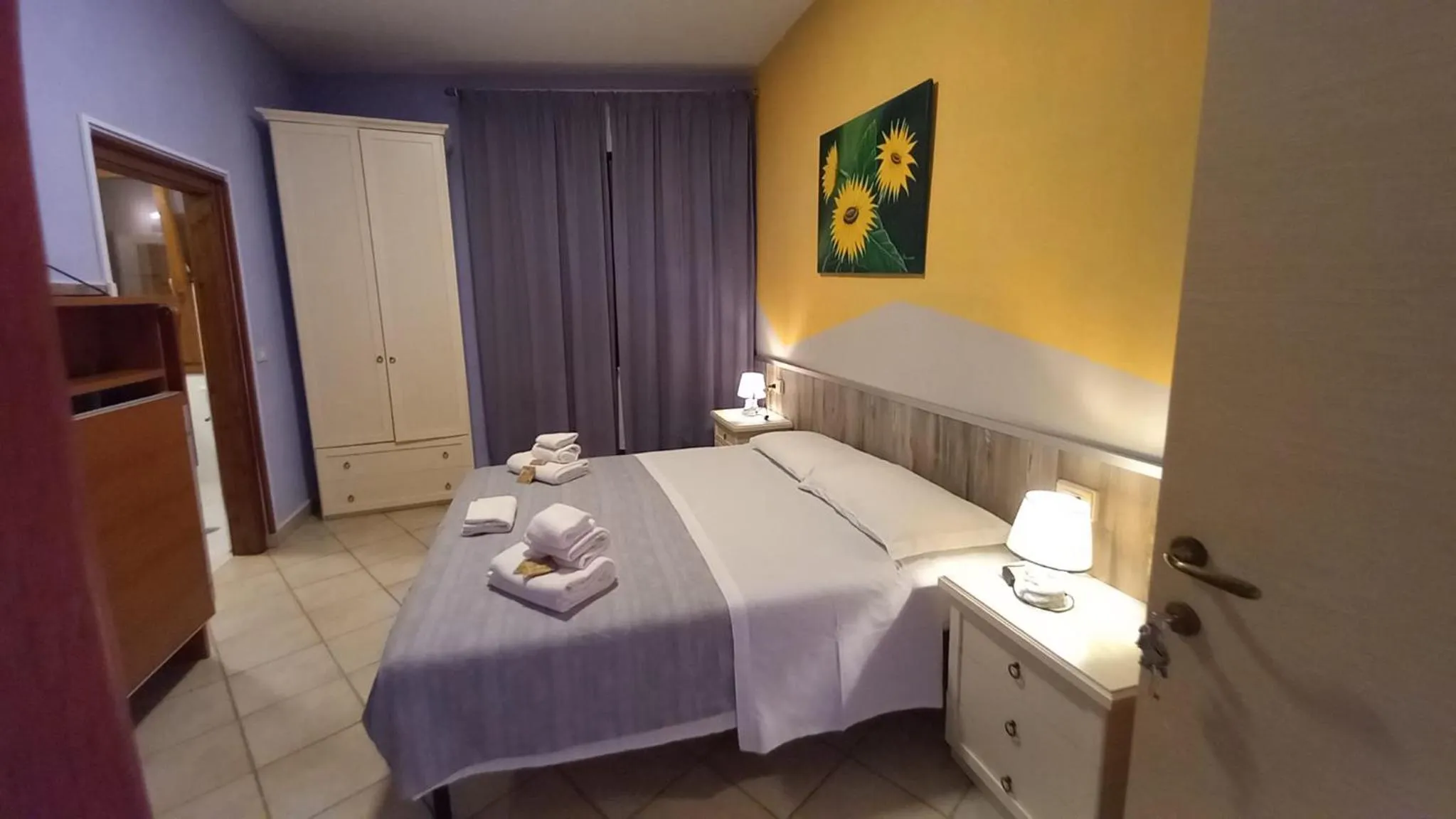 Bed in Hotel Le 3 Fonti