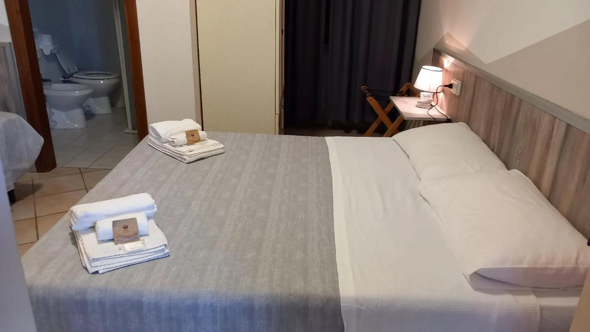 Bed in Hotel Le 3 Fonti