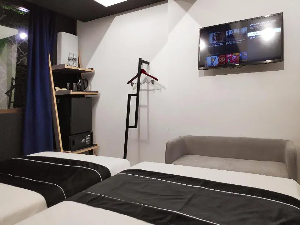 TV and multimedia, Bed in Loop On Leith George Town Penang Hotel TV and multimedia, Bed in Loop On Leith George Town Penang Hotel