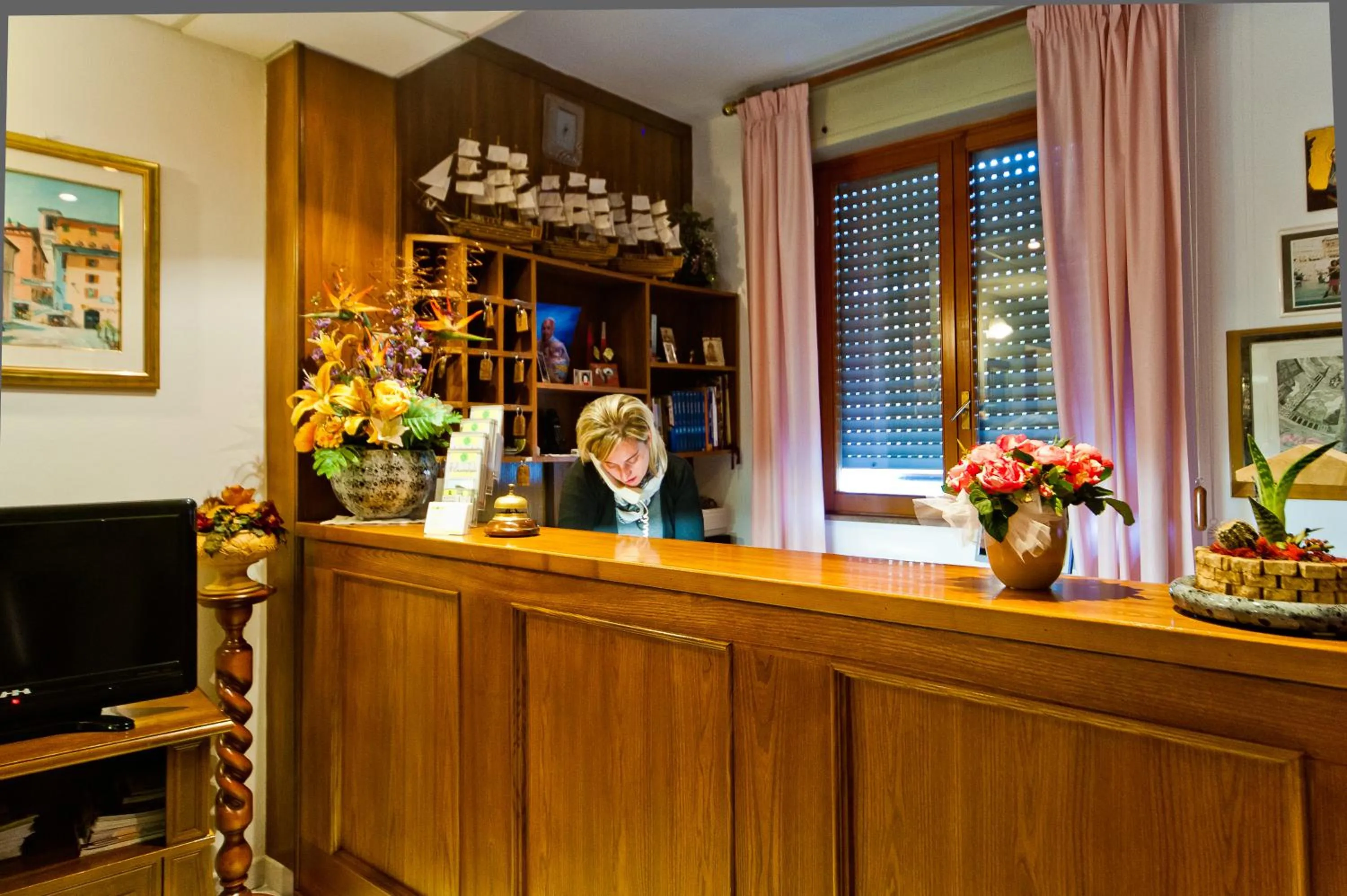 Lobby or reception in Hotel Il Quadrifoglio