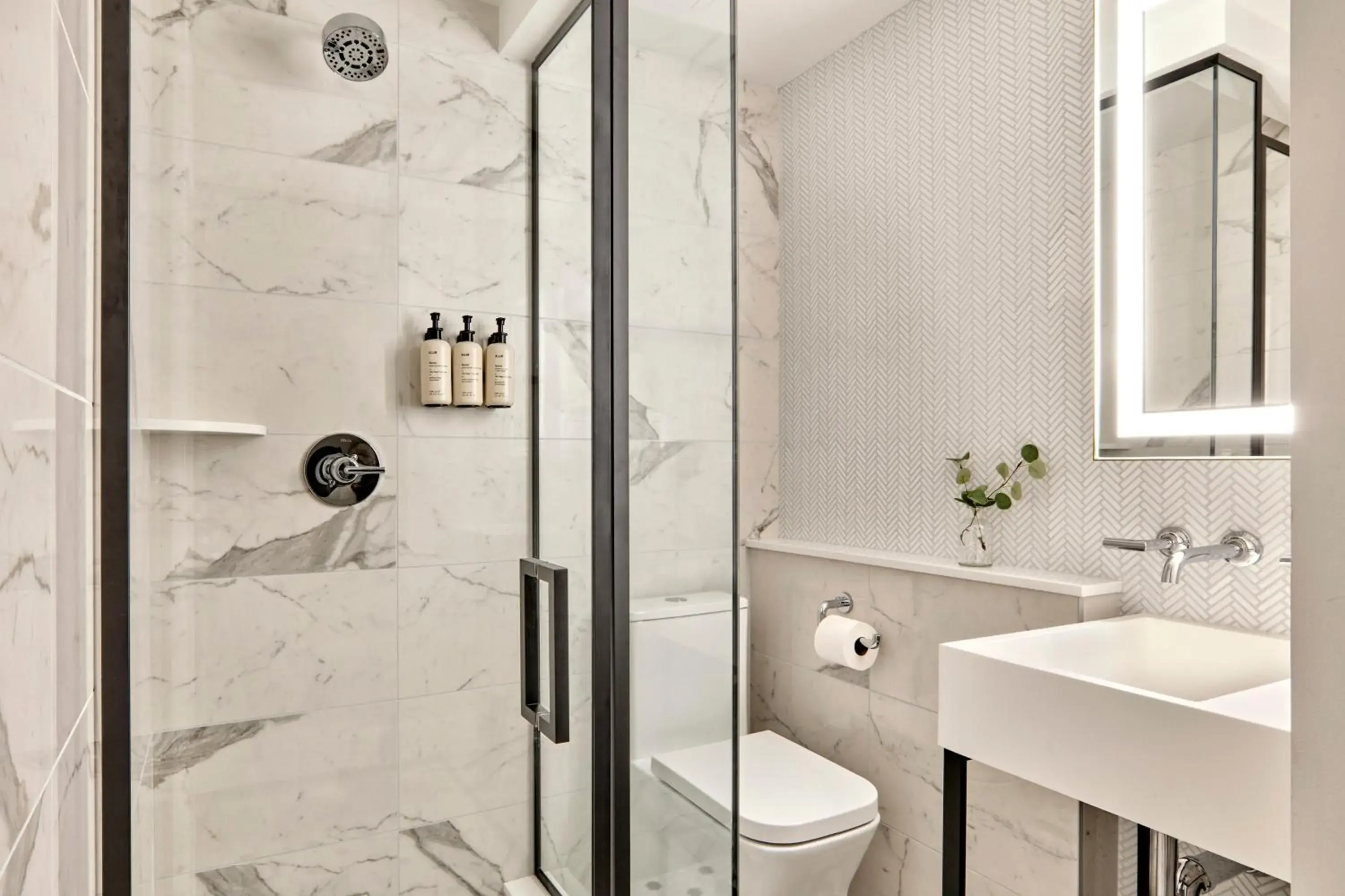 Bathroom in Boston Omni Parker House Hotel Bathroom in Boston Omni Parker House Hotel