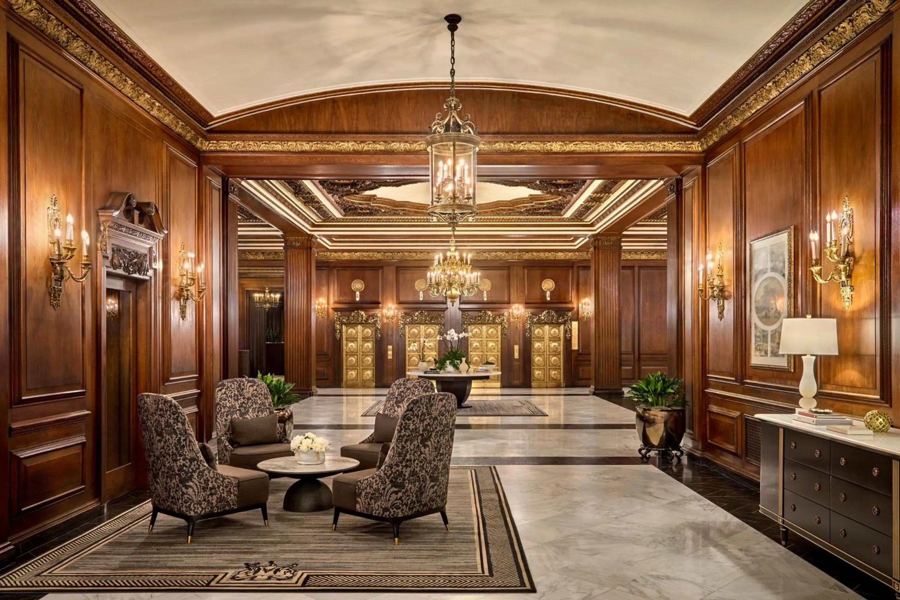 Lobby or reception in Boston Omni Parker House Hotel Lobby or reception in Boston Omni Parker House Hotel