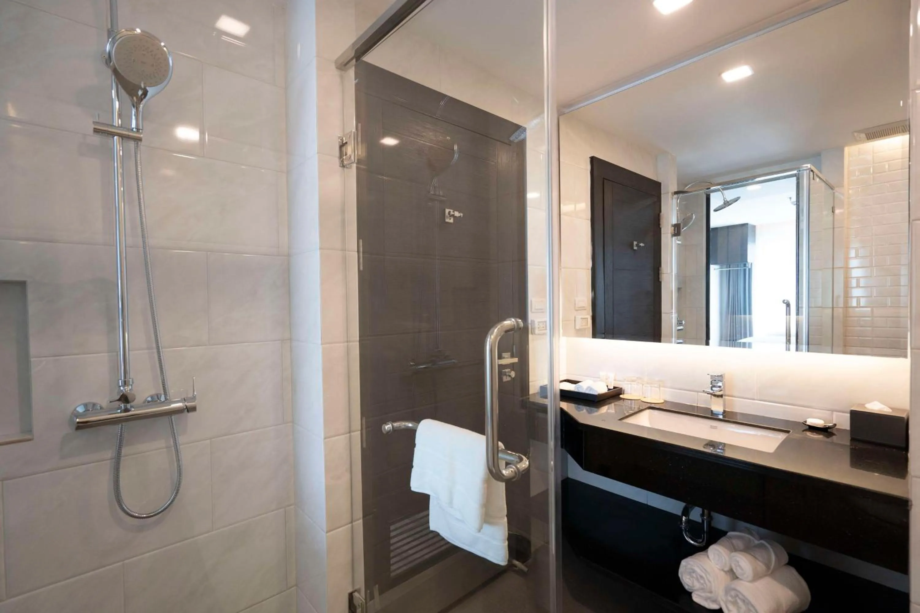 Bathroom in SureStay Hotel by Best Western Vientiane