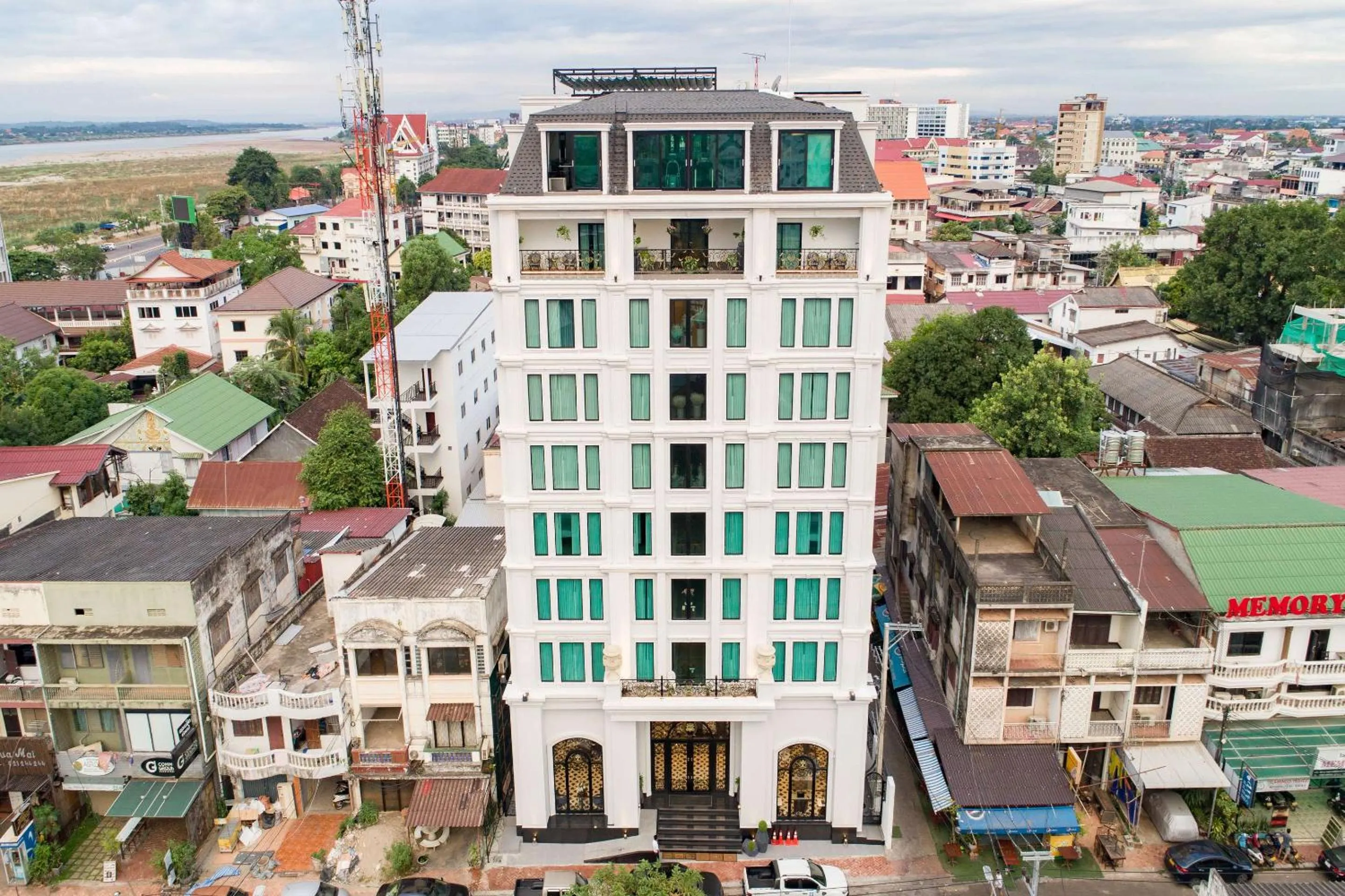 Property building in SureStay Hotel by Best Western Vientiane