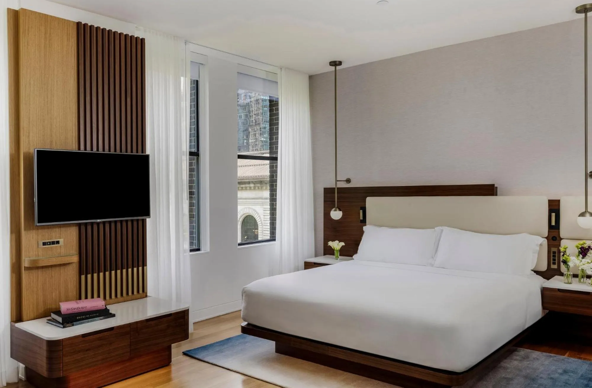 Bed in Bryant Park Hotel