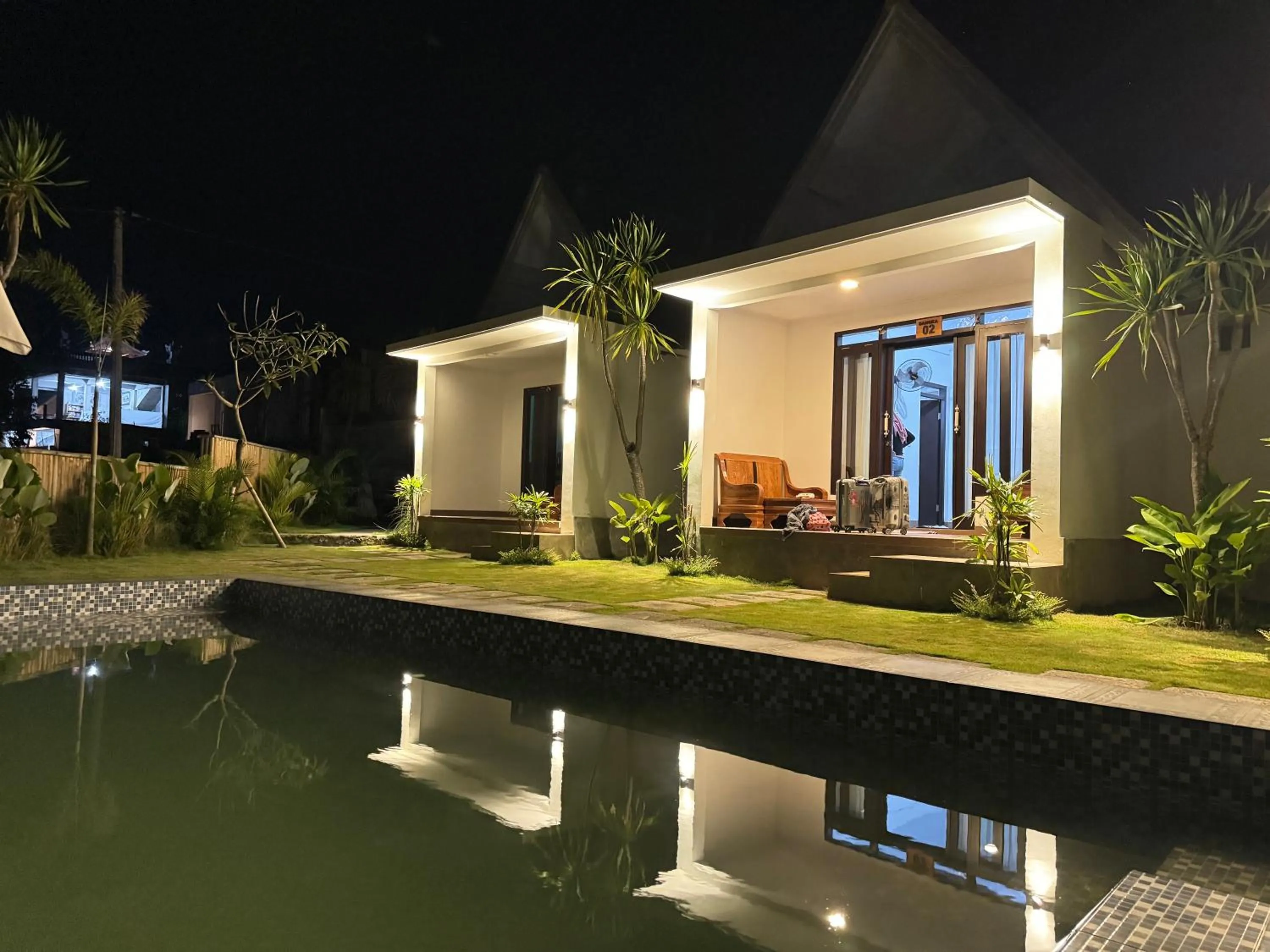 Property building in Batur lake view