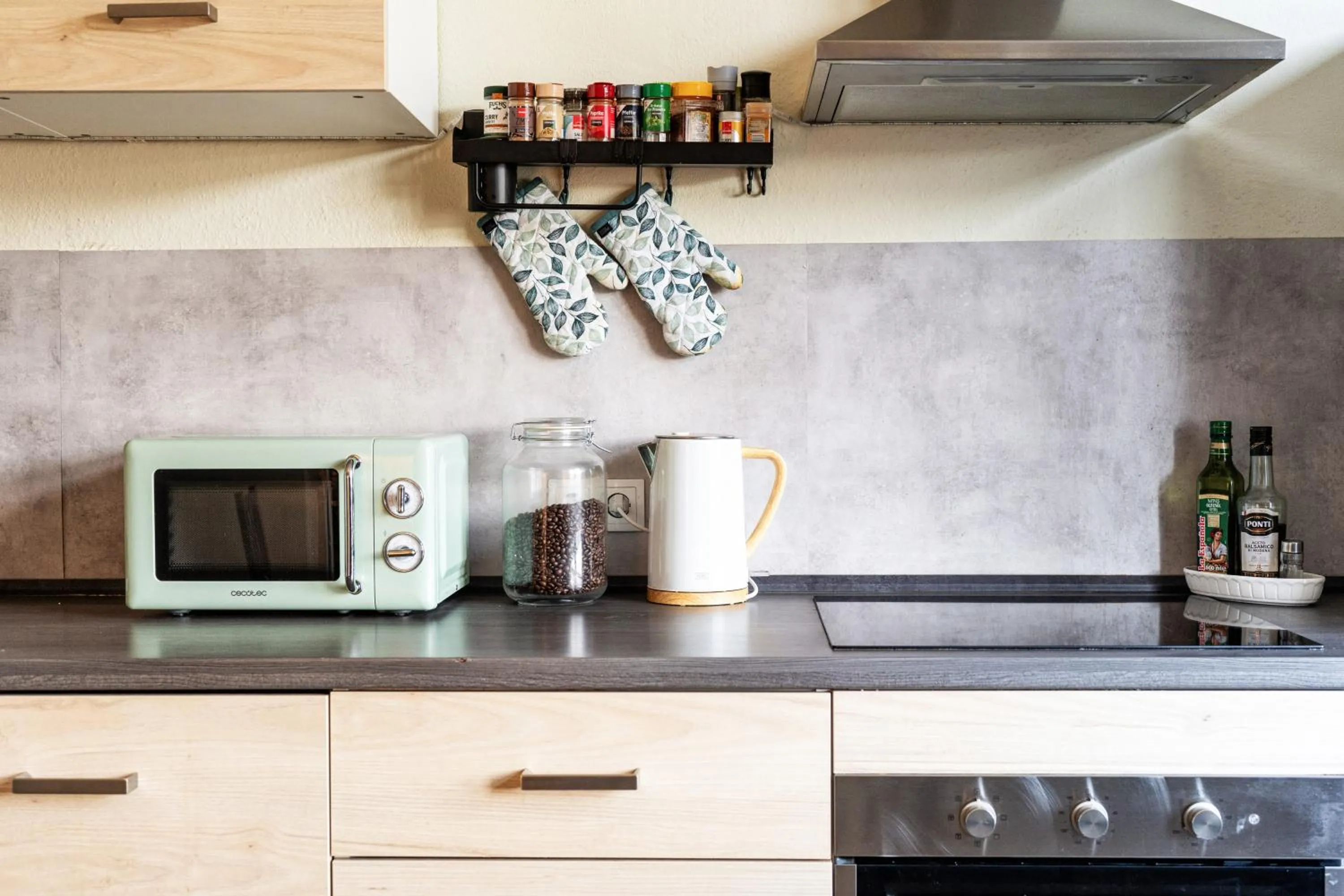 Kitchen or kitchenette in Wandery Hotel & Hostel Dessau