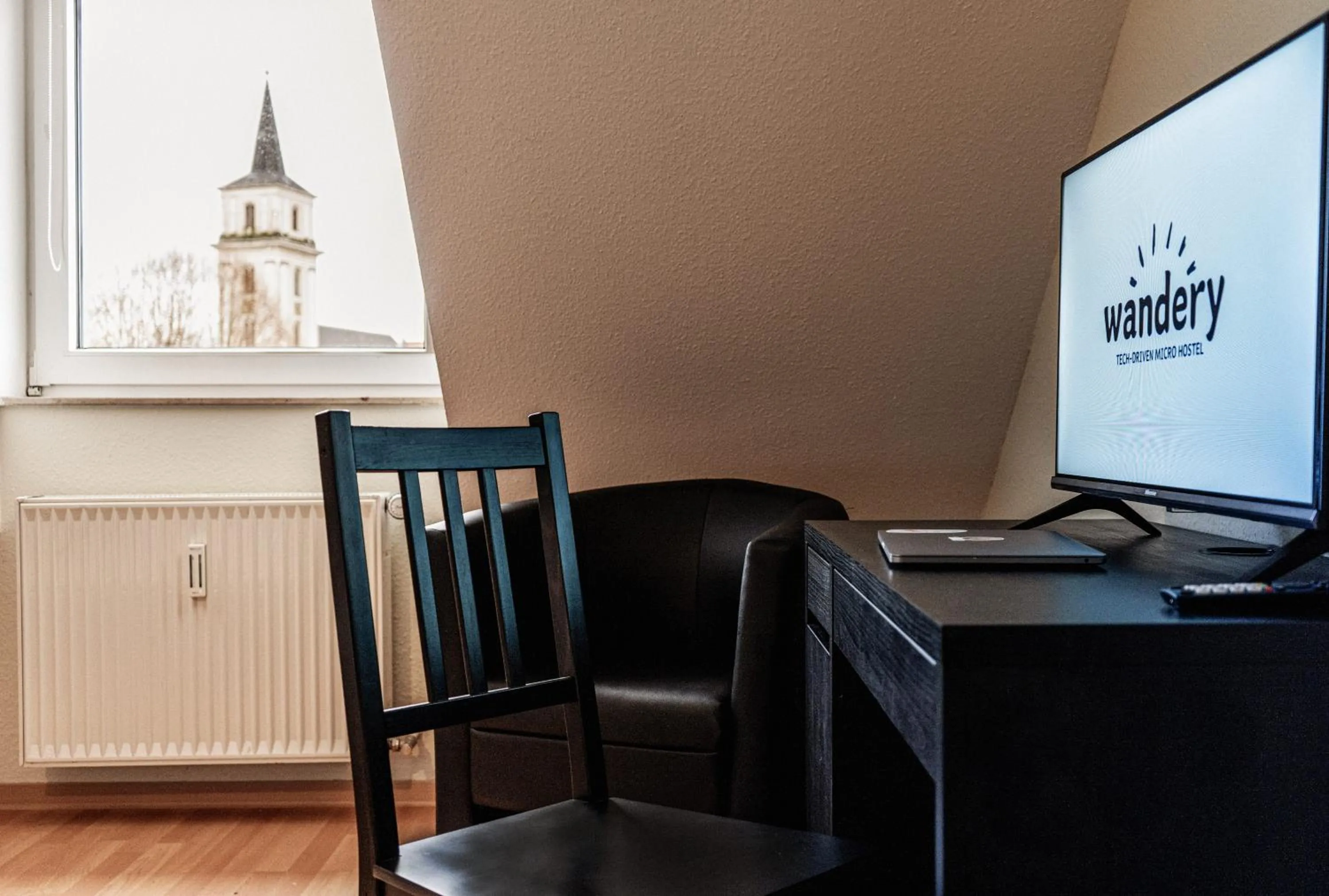 TV and multimedia in Wandery Hotel & Hostel Dessau