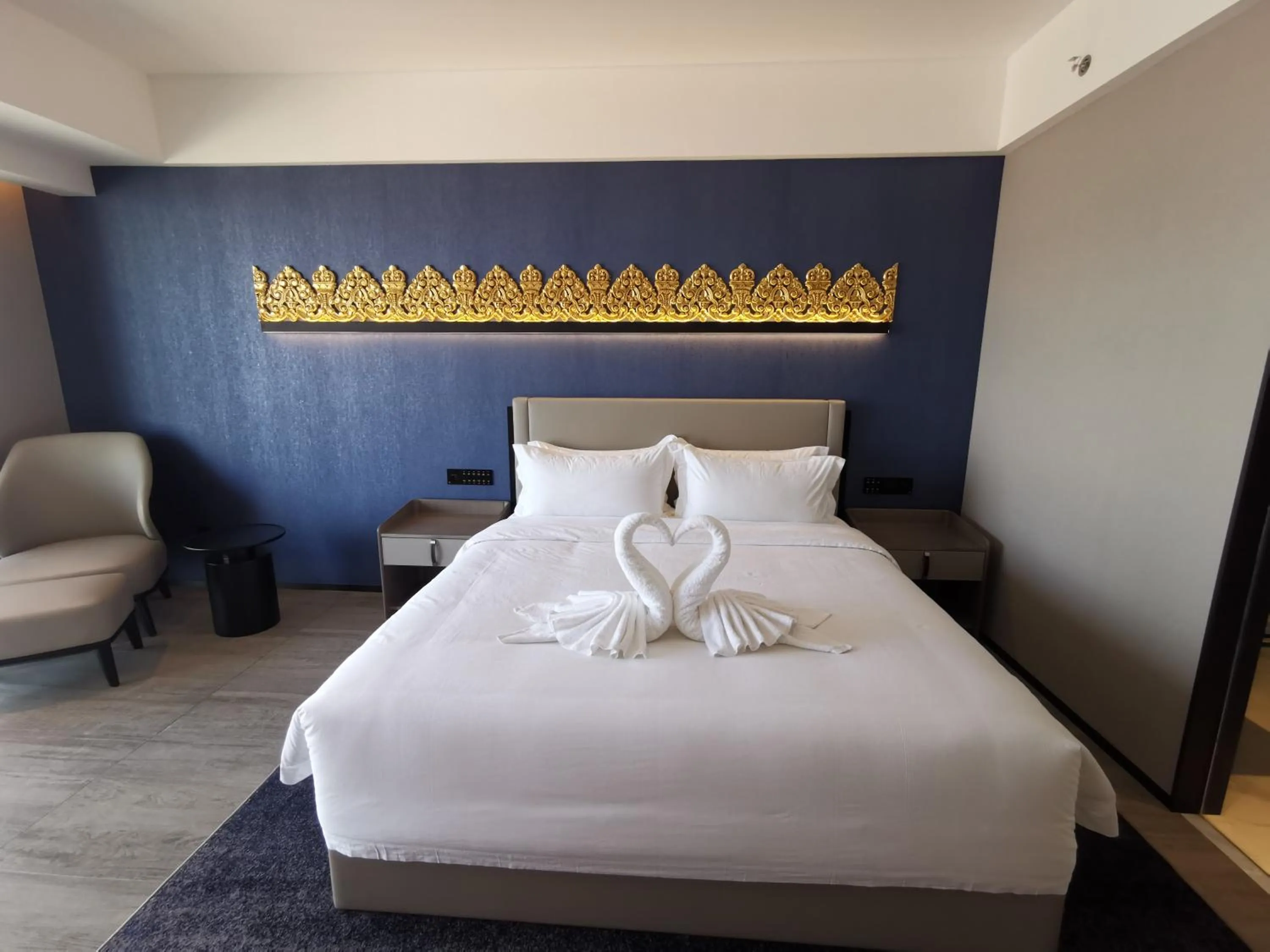 Bed in Tian Yi International Hotel 天艺国际酒店