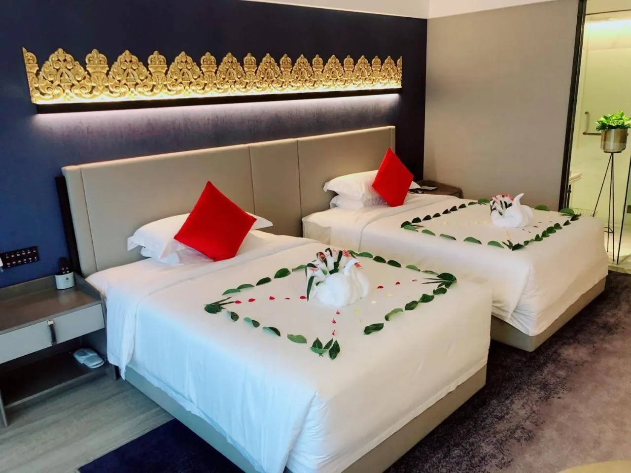 Bed in Tian Yi International Hotel 天艺国际酒店