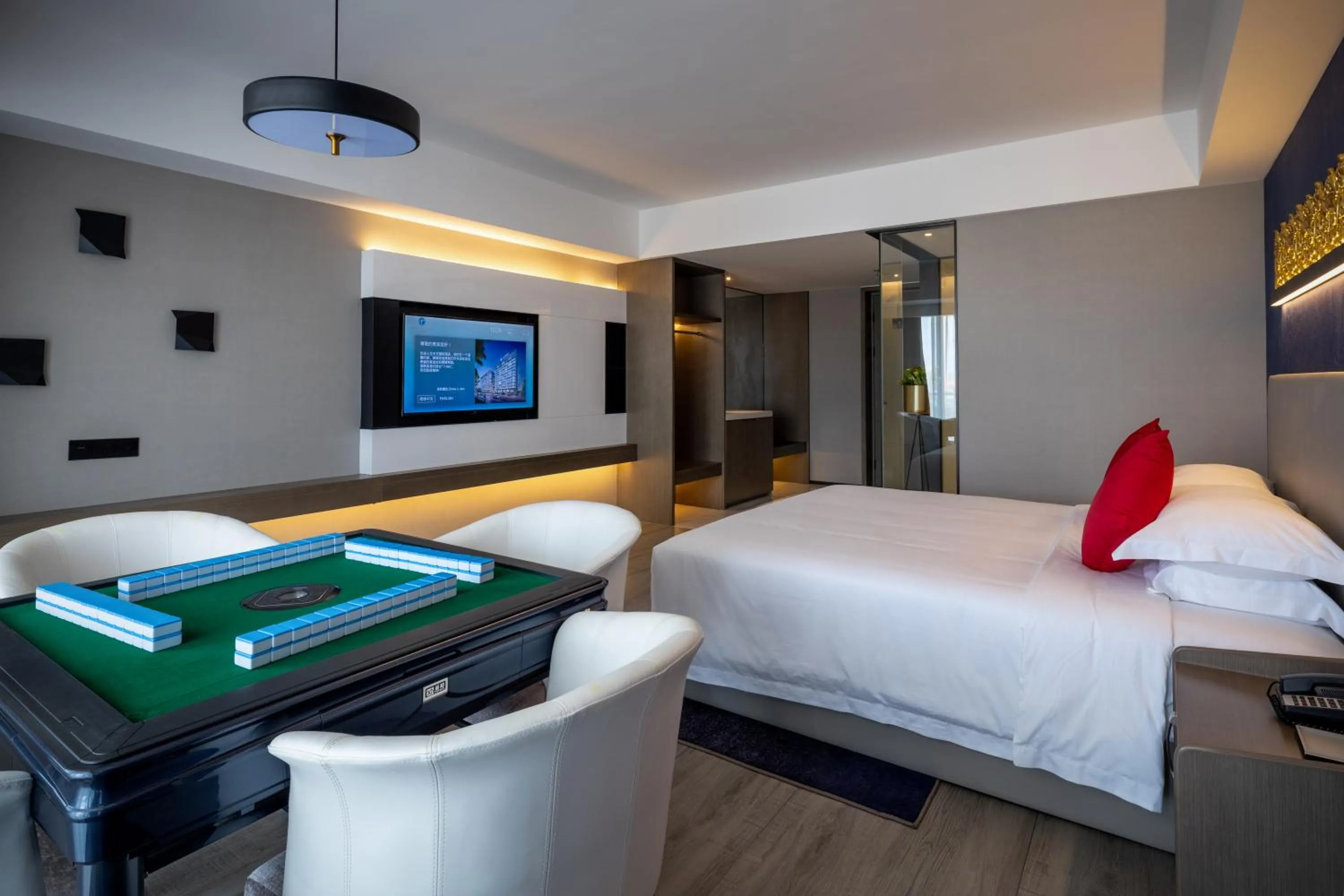 Bed in Tian Yi International Hotel 天艺国际酒店