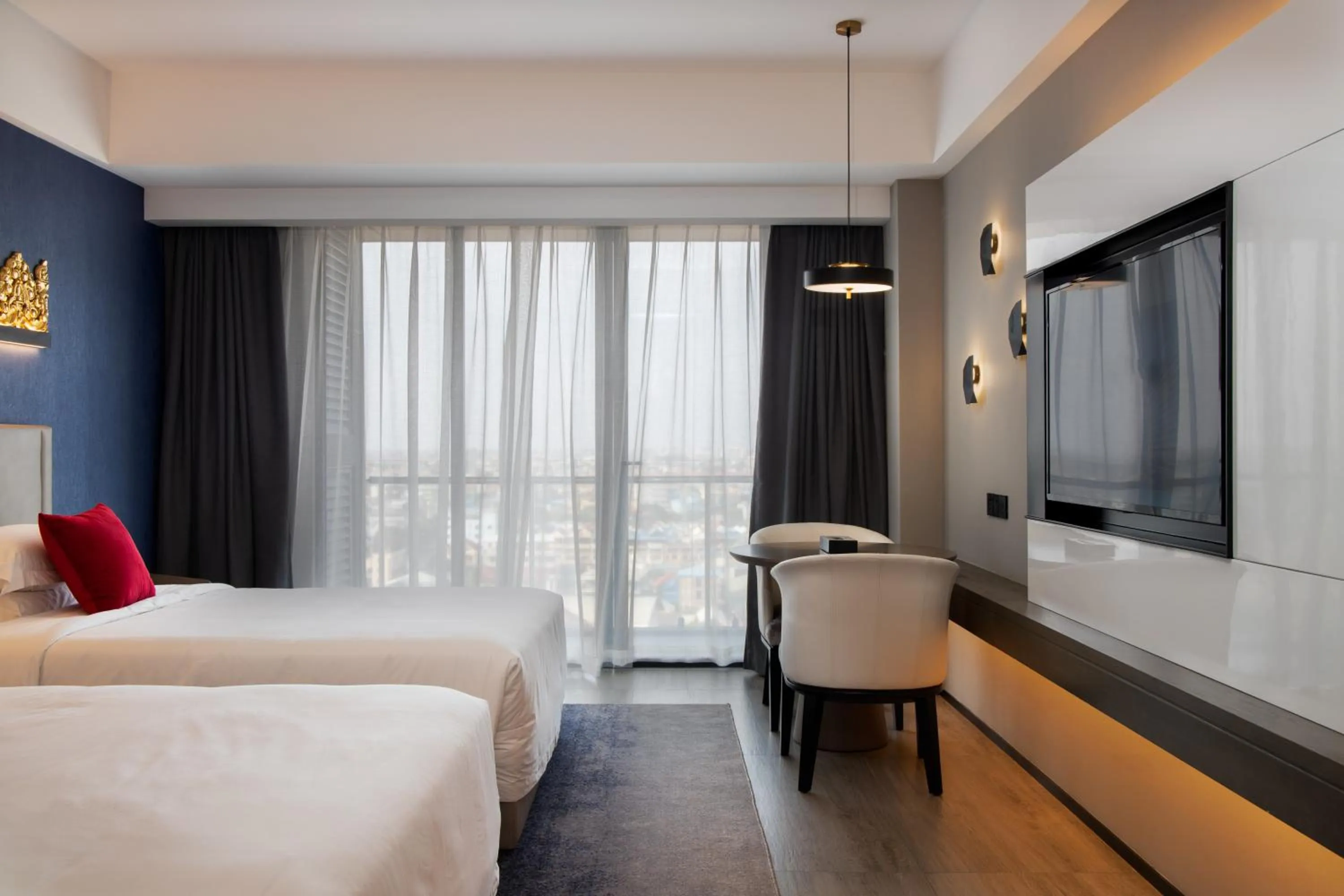 Bed in Tian Yi International Hotel 天艺国际酒店