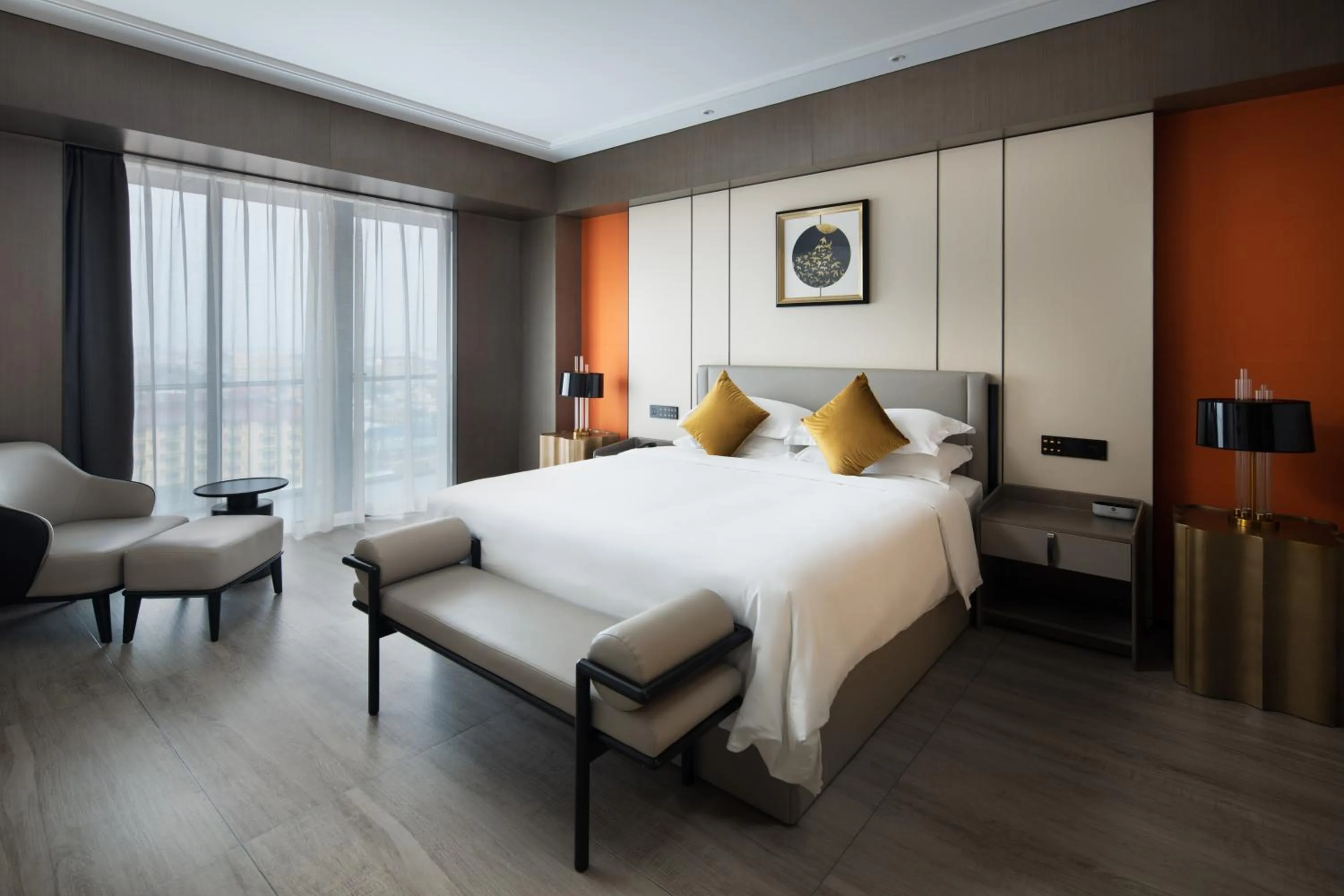 Bed in Tian Yi International Hotel 天艺国际酒店