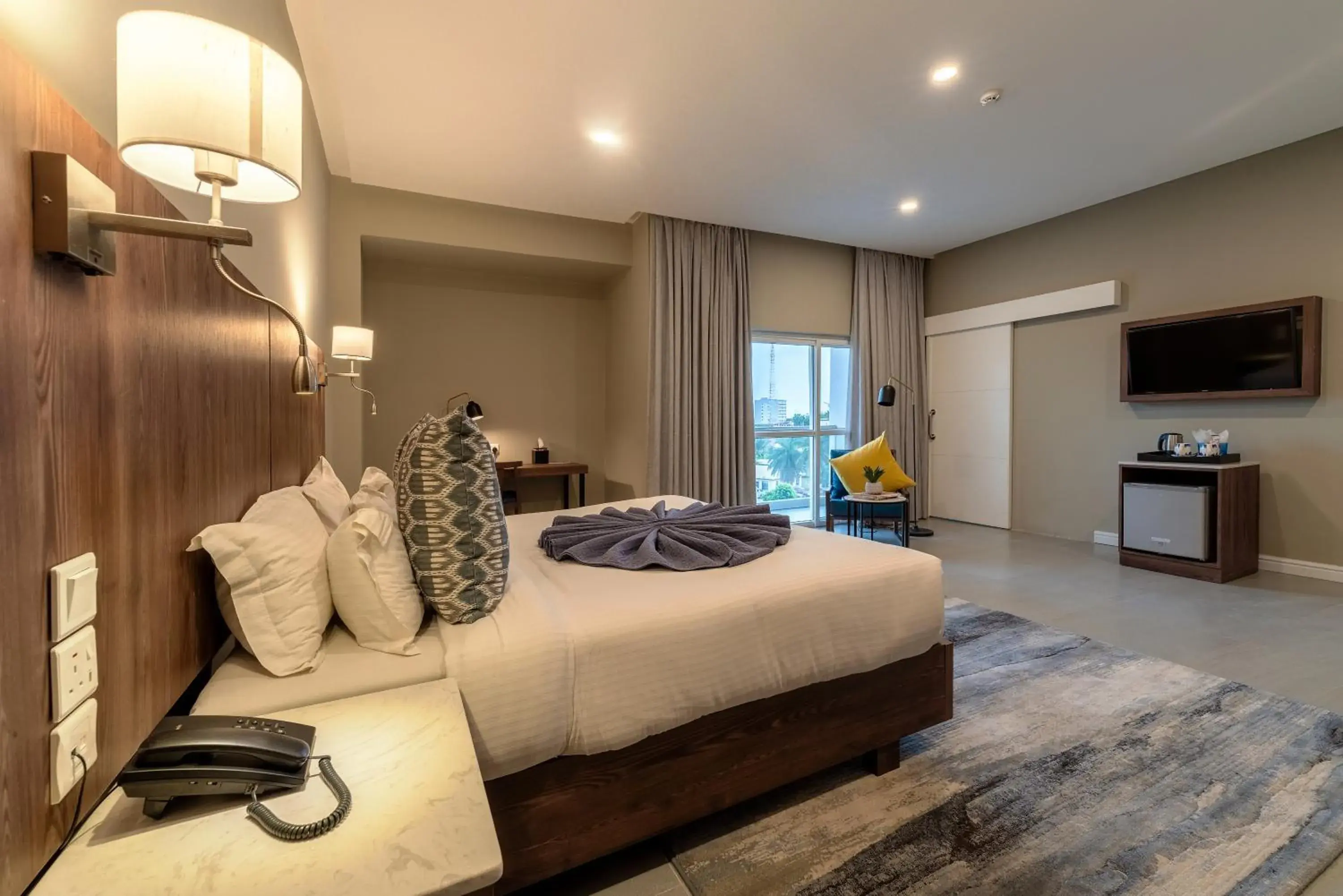 Bed in Central Hotel Ridge Bed in Central Hotel Ridge