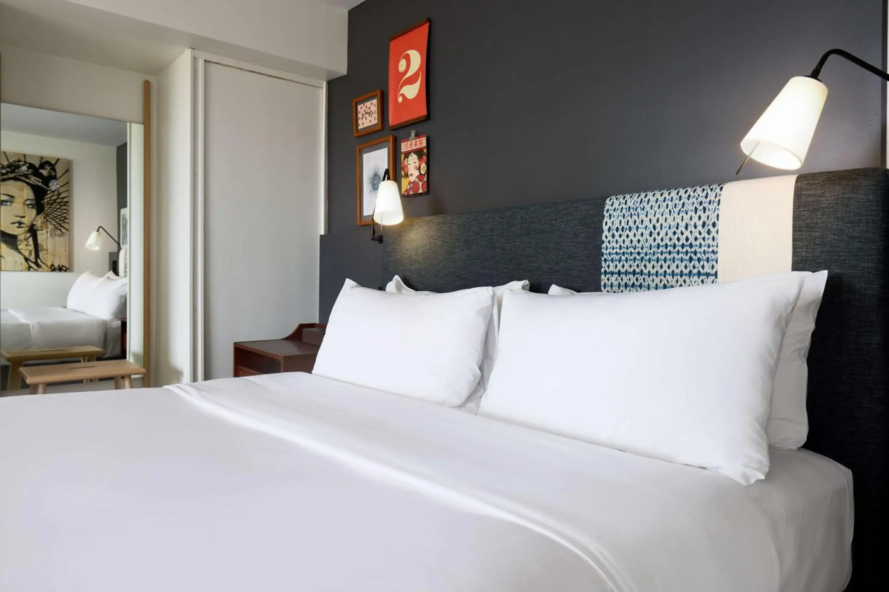 Bedroom, Bed in Hotel Kabuki, part of JdV by Hyatt Bedroom, Bed in Hotel Kabuki, part of JdV by Hyatt