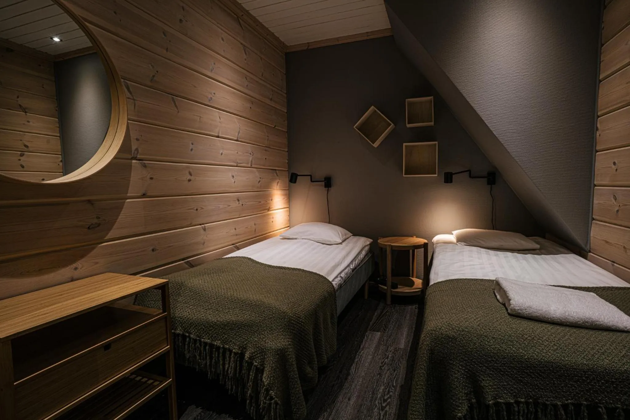 Bed in Levi Black Apartments