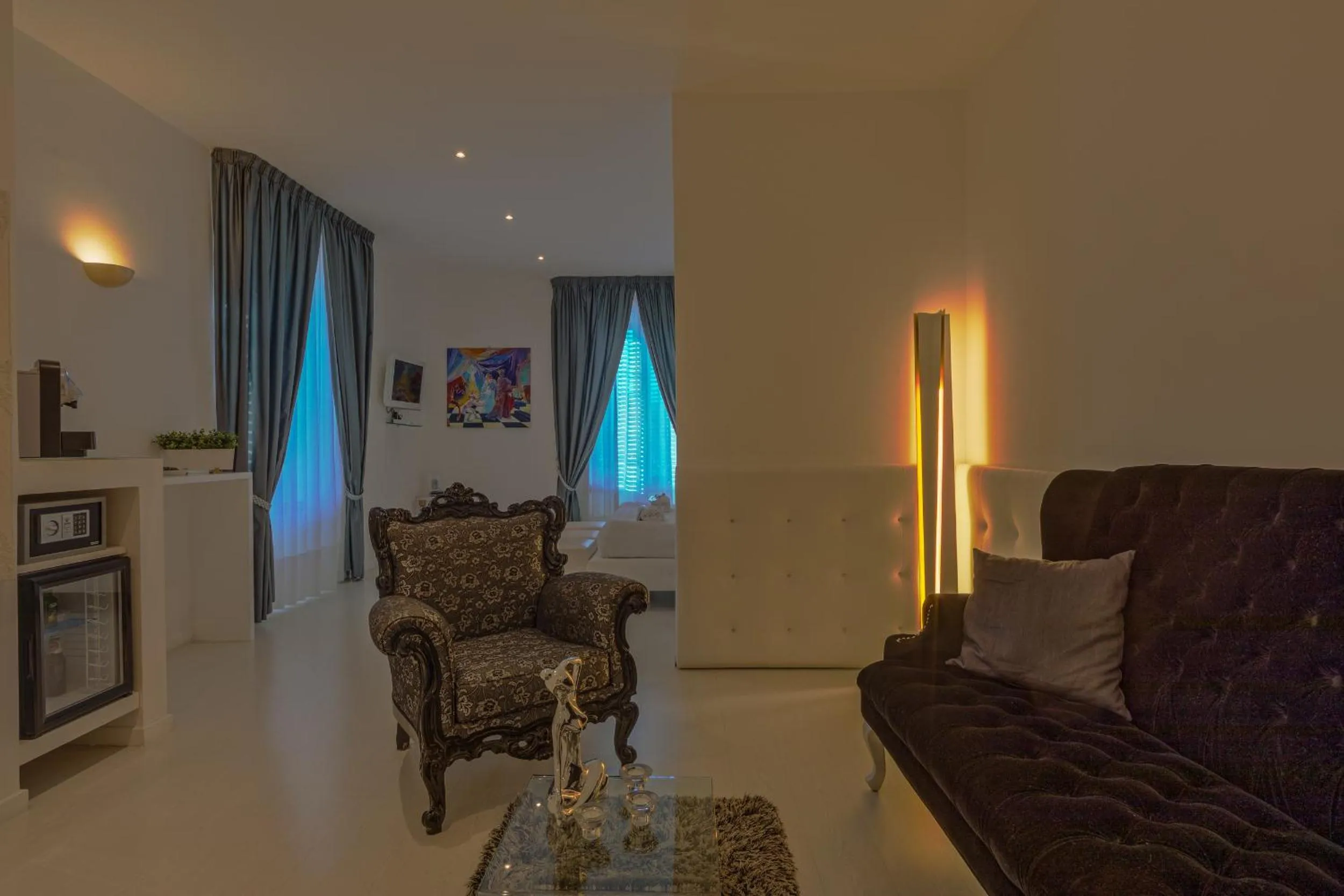 Seating area in Palco Rooms&Suites