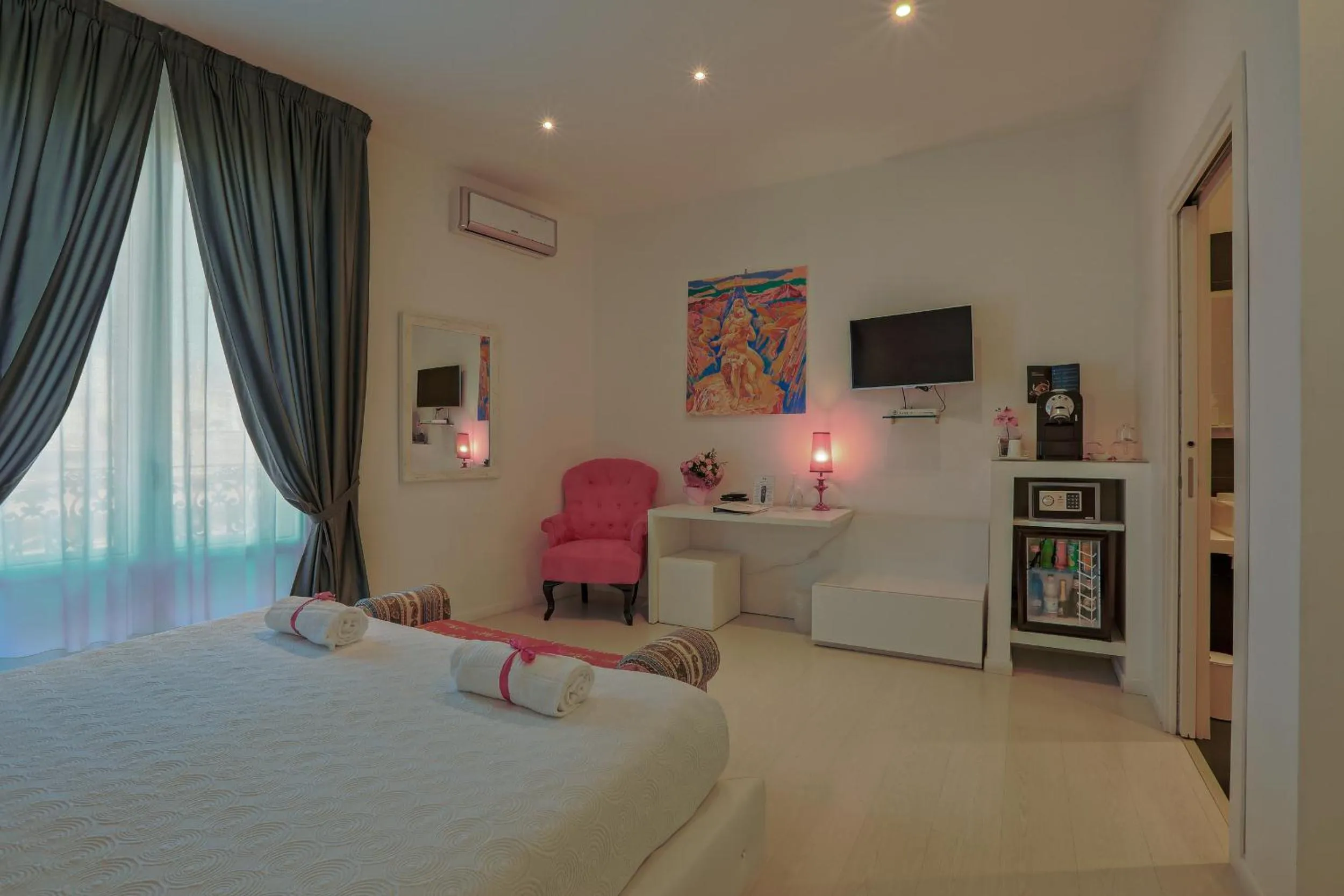 Bed in Palco Rooms&Suites