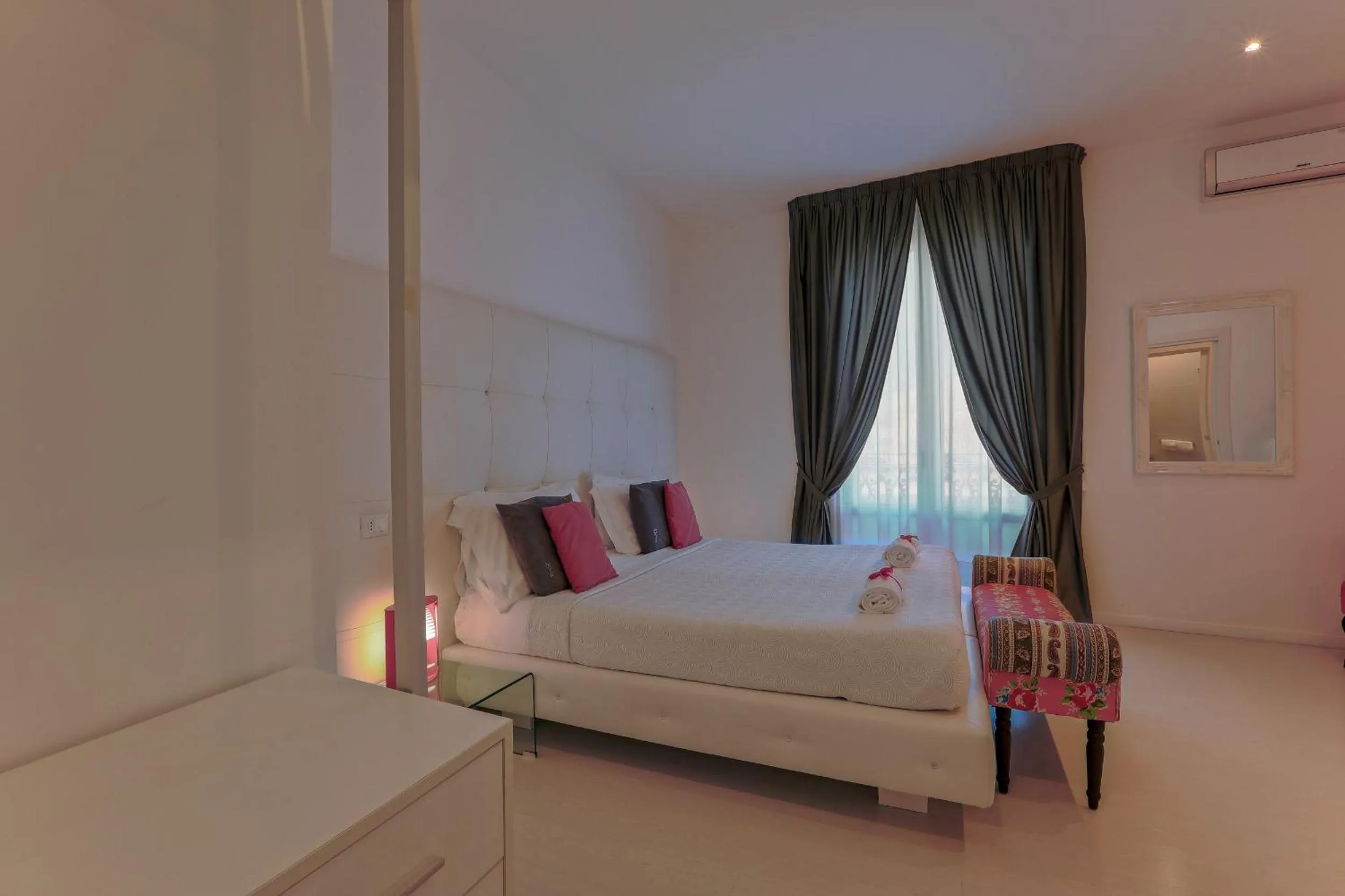 Bed in Palco Rooms&Suites