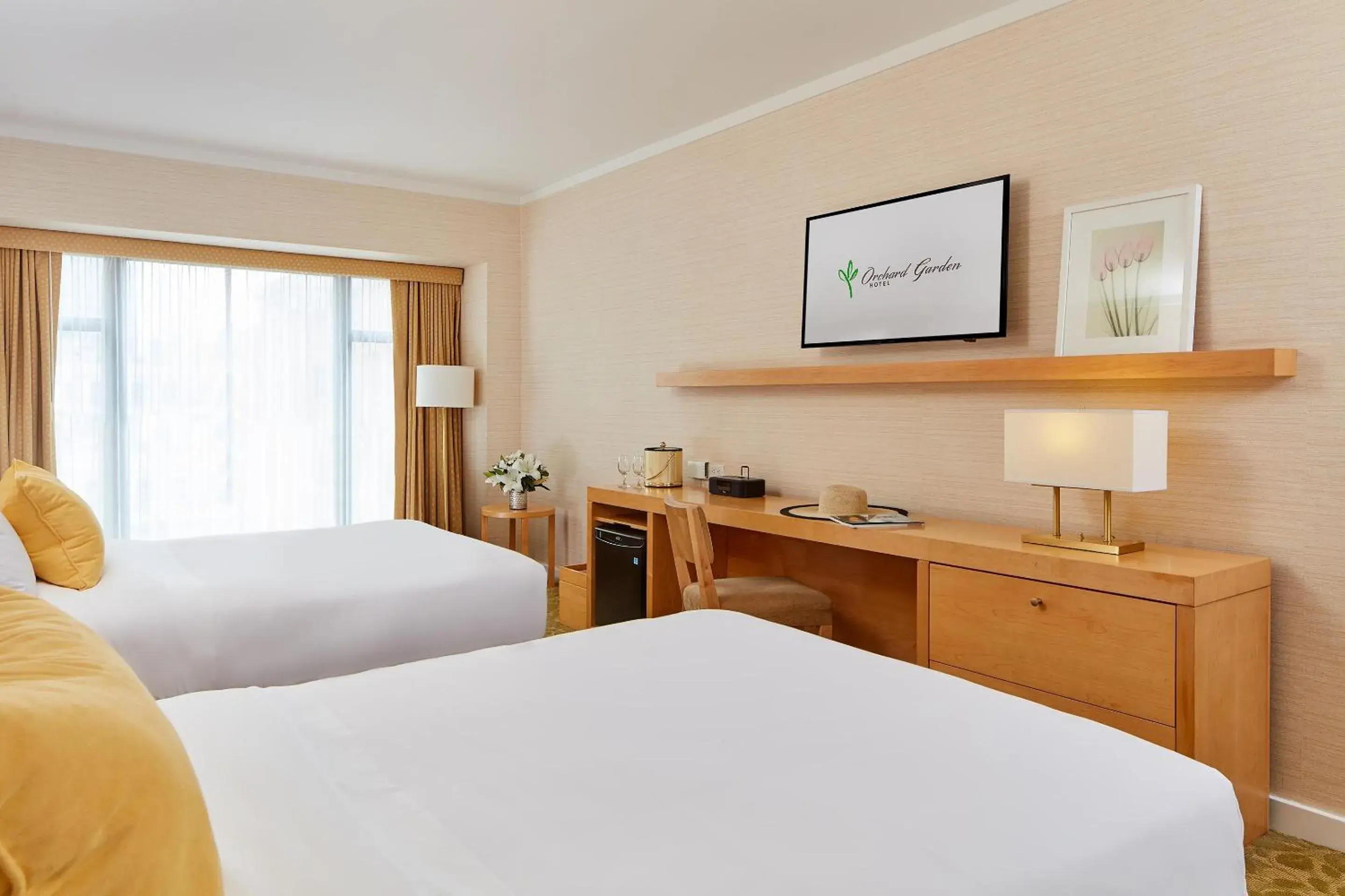 Double Room with Two Double Beds in Orchard Garden Hotel Double Room with Two Double Beds in Orchard Garden Hotel