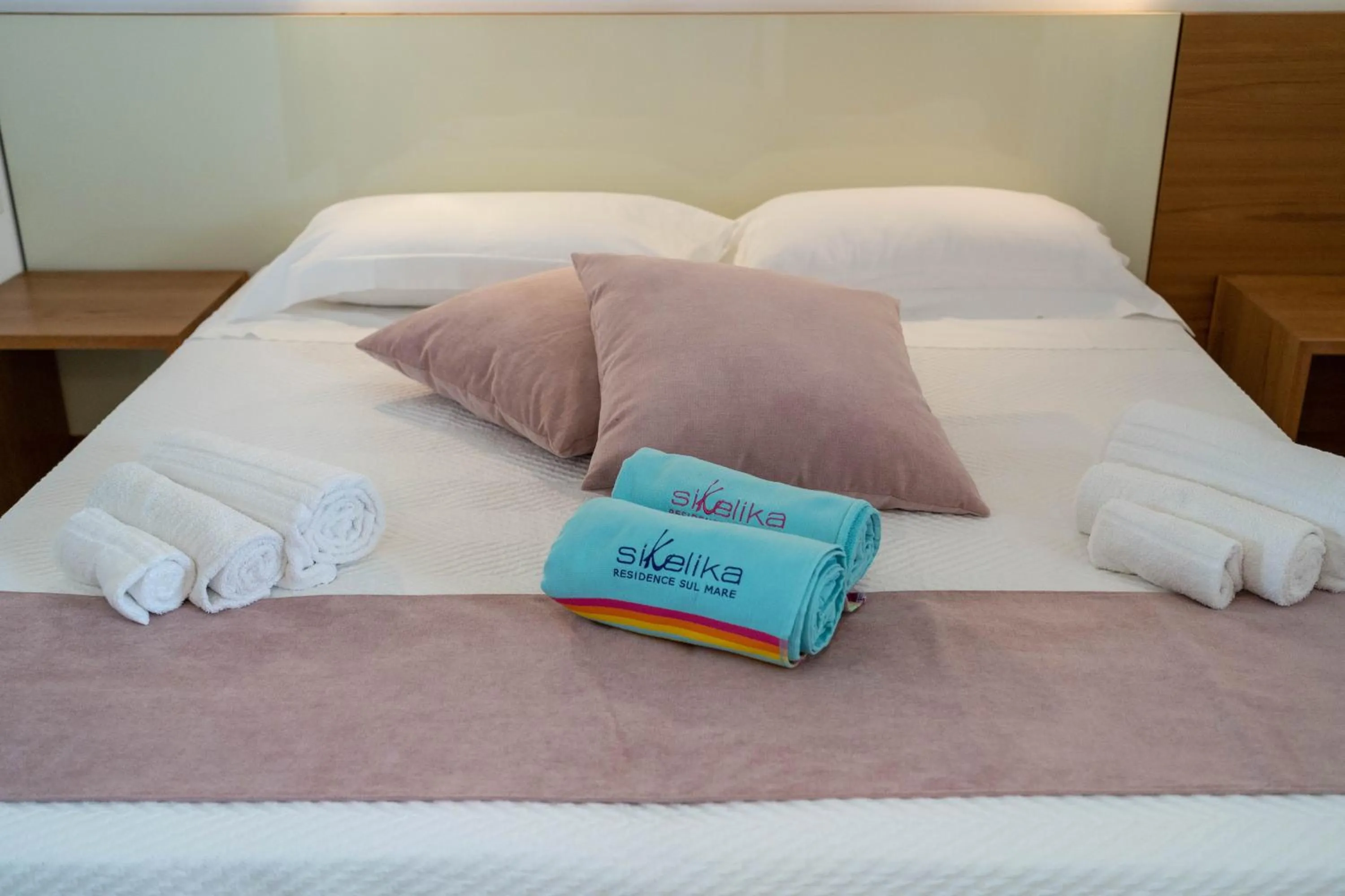 Bed in Sikelika Residence Sul Mare