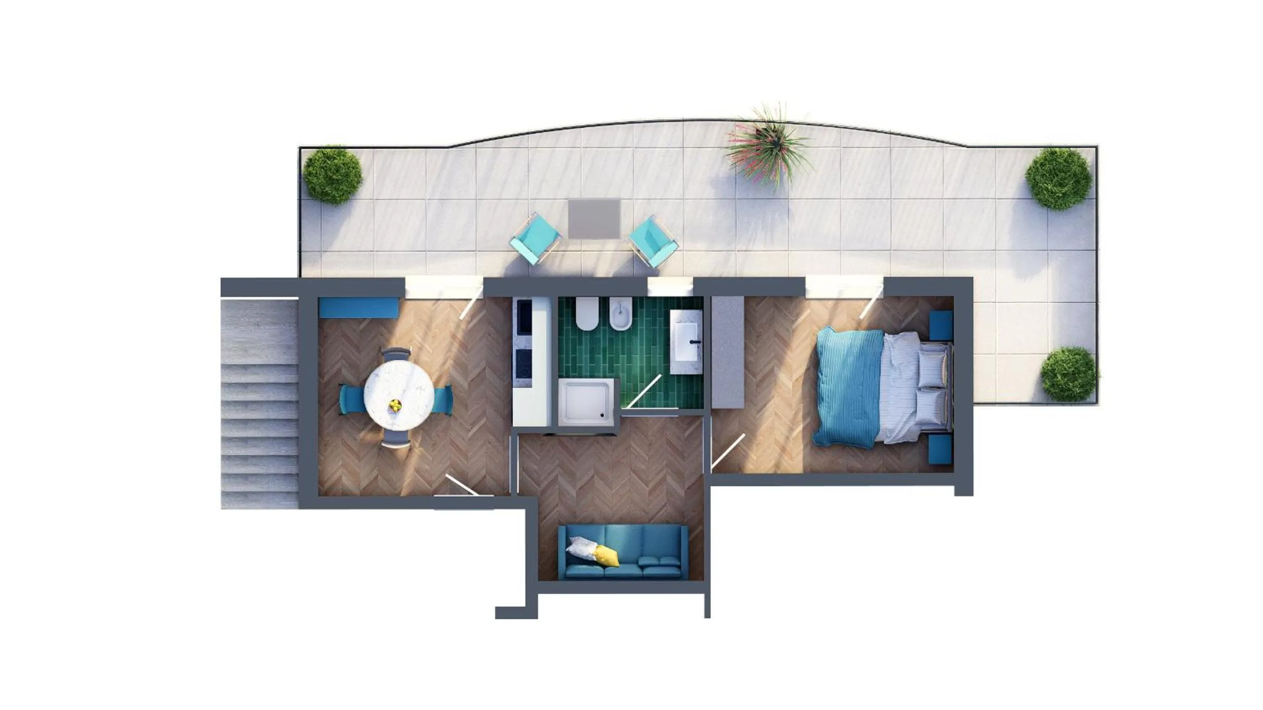 Floor plan in Residence il Girasole 1
